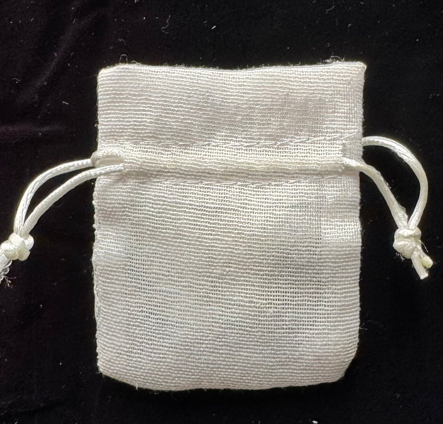 Drawstring Bag with Doilie