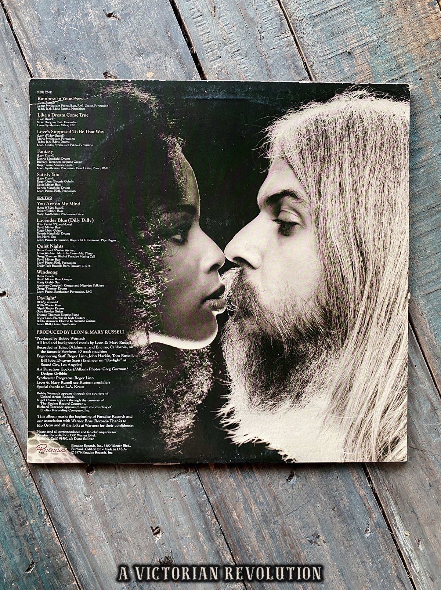 Leon & Mary Russell - Wedding Album - 1976 - Paradise Records - Funk / Soul - Vinyl LP - Used