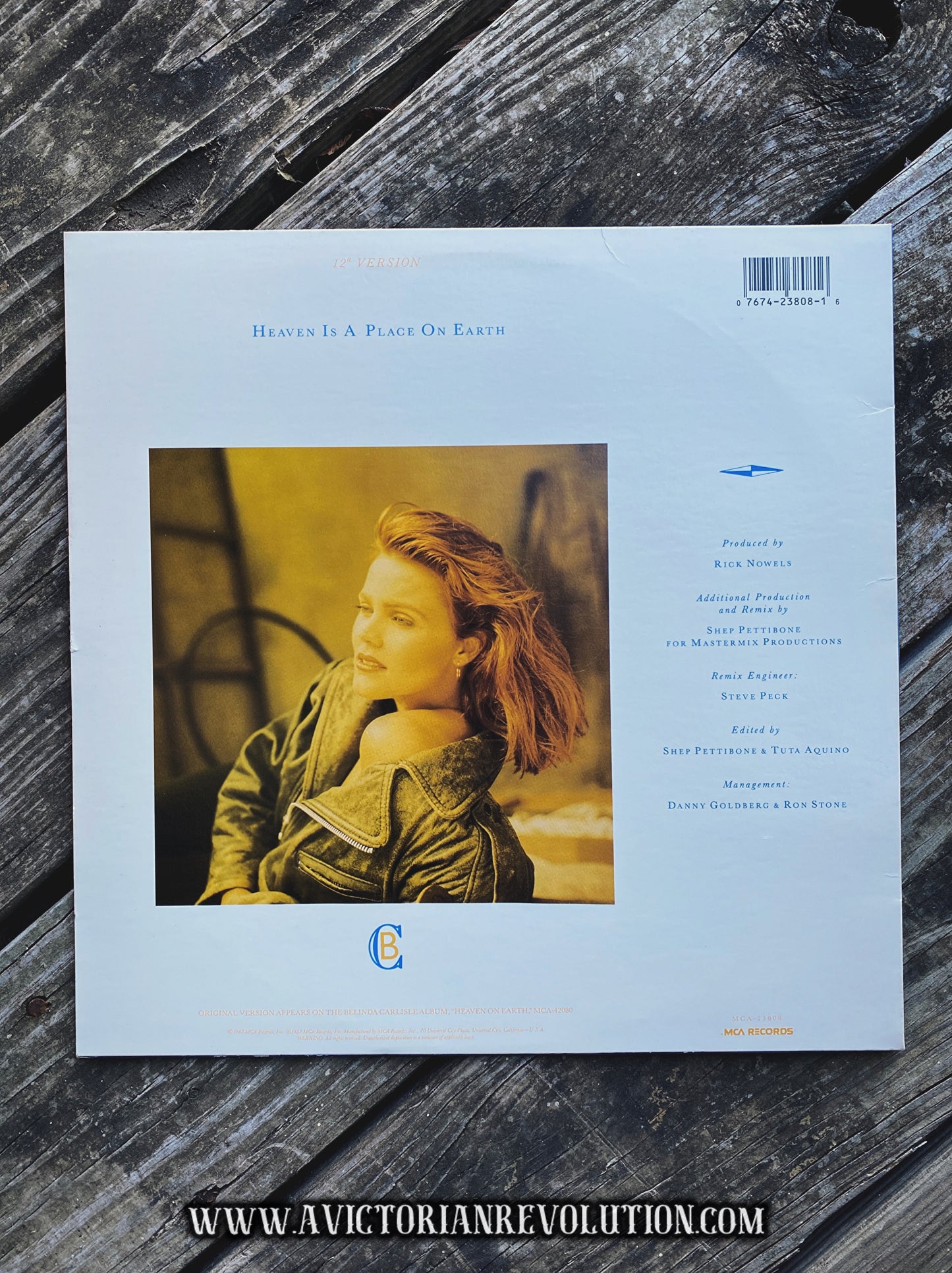 Belinda Carlisle - Heaven Is A Place On Earth - 1987 - MCA Records - Pop Rock - Vinyl LP/Record Album - Used