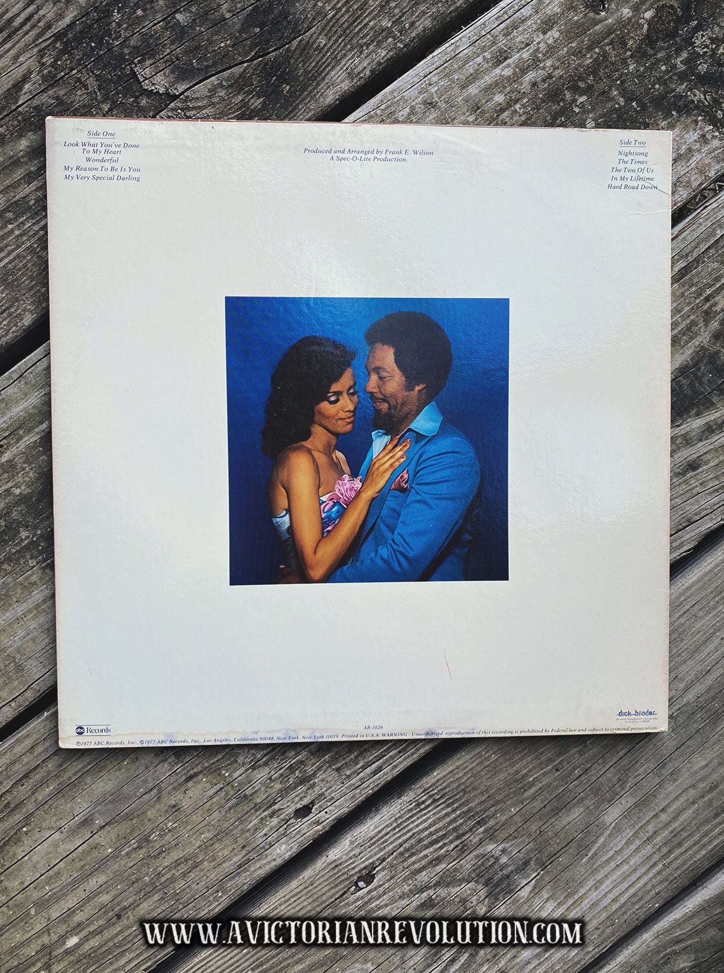 Marilyn McCoo & Billy Davis Jr. - The Two Of Us - 1977 - ABC Records - Funk / Soul - Vinyl LP/Record Album - Used
