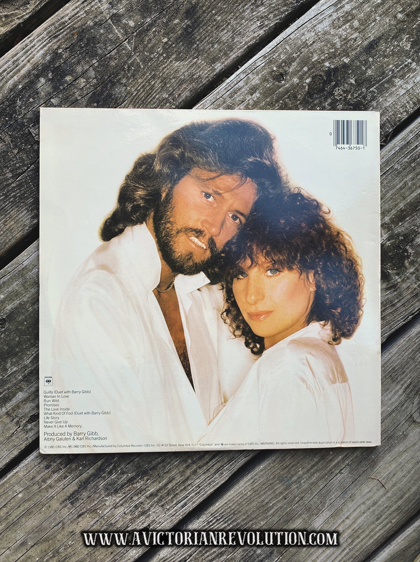 Barbra Streisand - Guilty - 1980 - Columbia Records - Pop - Vinyl LP/Record Album - Used