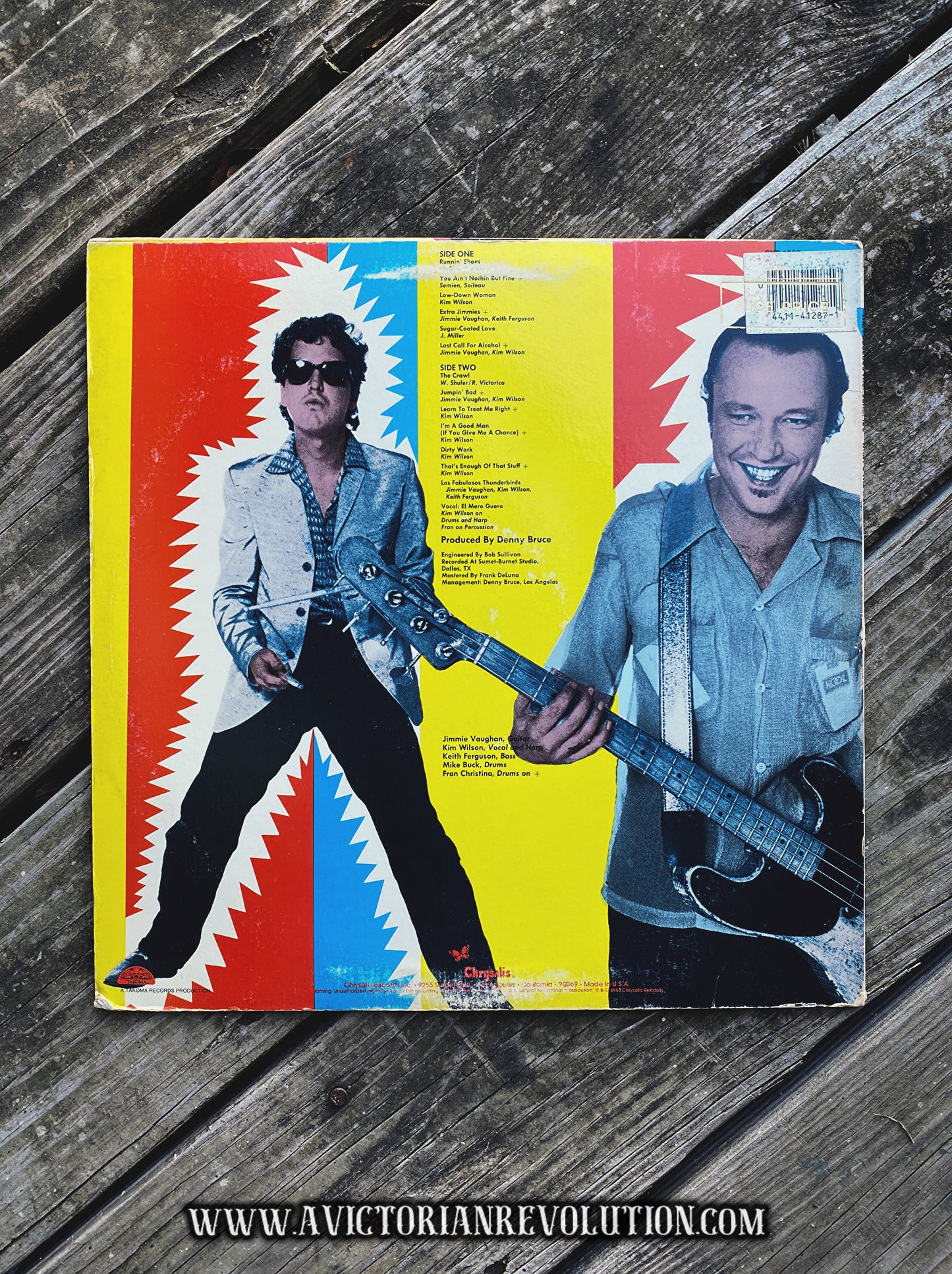 The Fabulous Thunderbirds - What's The Word - 1980 - Chrysalis Records - Blues Rock - Vinyl LP Record Album - Used