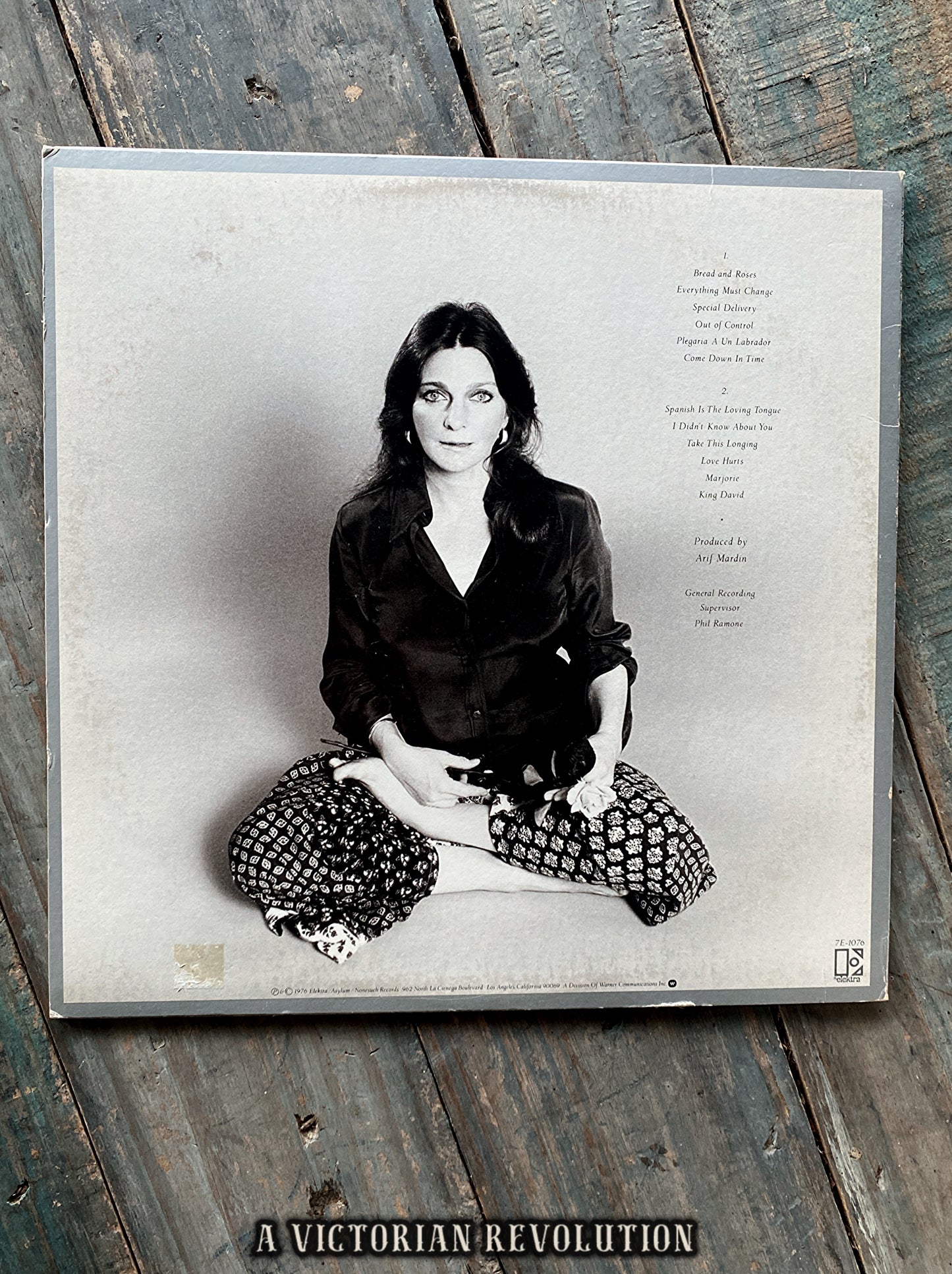 Judy Collins - Bread & Roses - 1976 - Elektra Records - Folk - Vinyl LP - Used