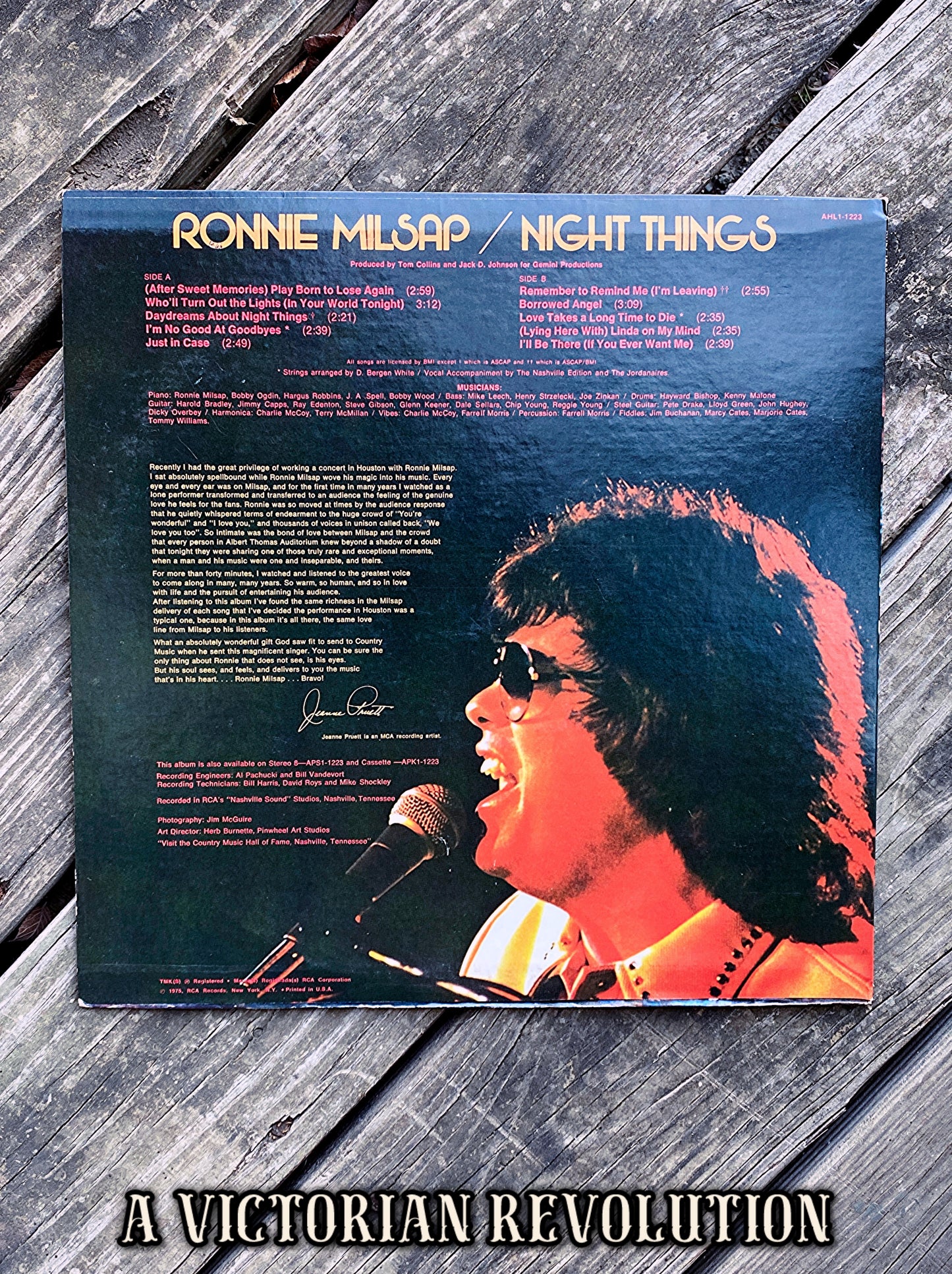 Ronnie Milsap – Night Things - 1975 - Vinyl LP/Record Album -Used