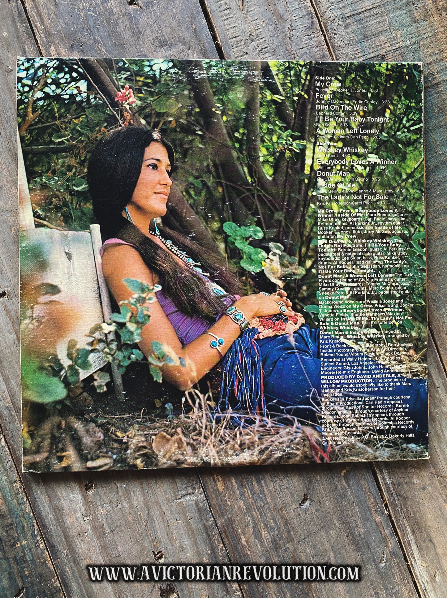 Rita Coolidge - The Lady's Not For Sale - 1972 - A&M Records - Pop / Folk Rock - Vinyl LP - Used