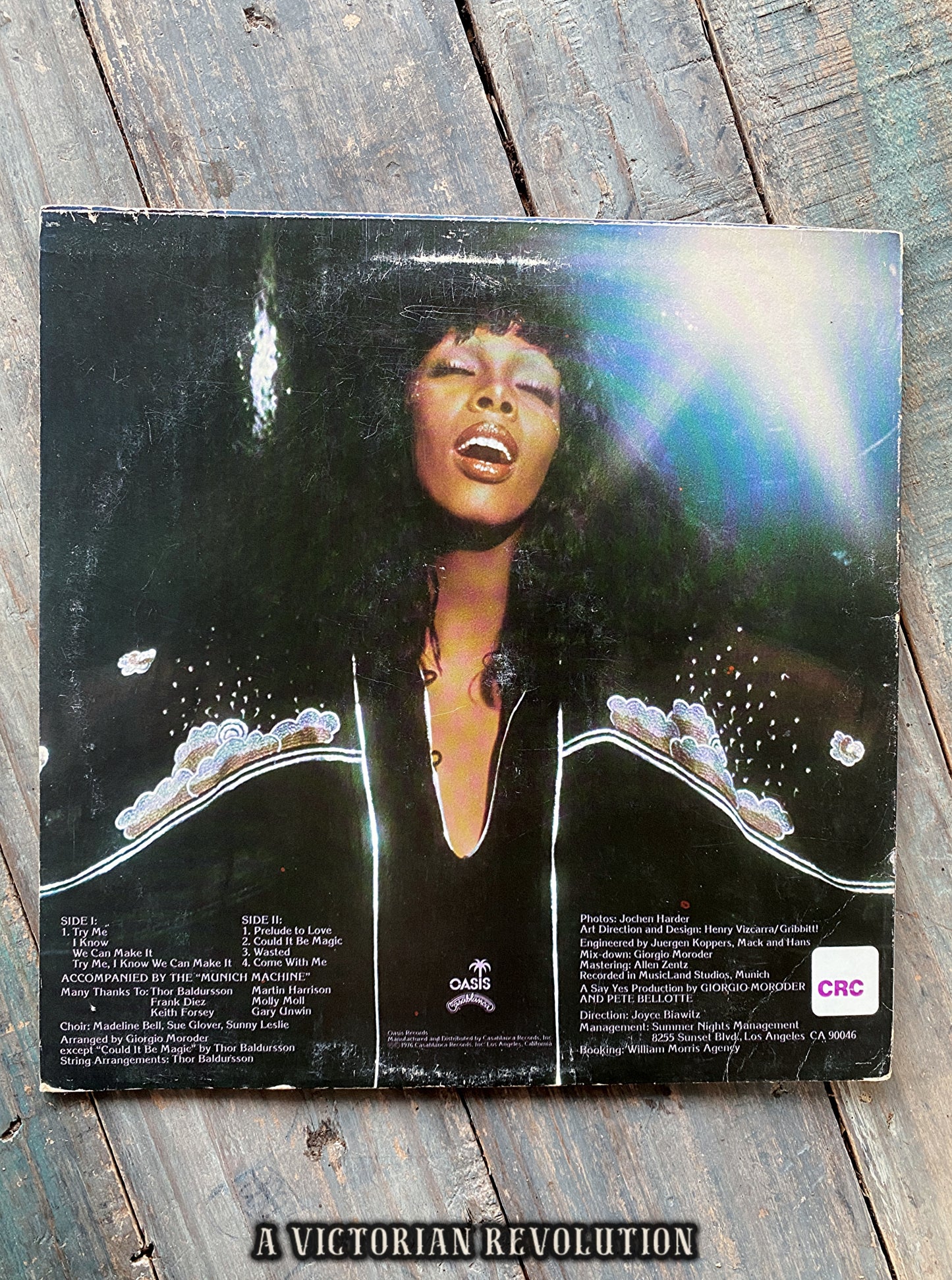 Donna Summer - A Love Trilogy - 1976 - Oasis Records - Disco - Vinyl LP - Used