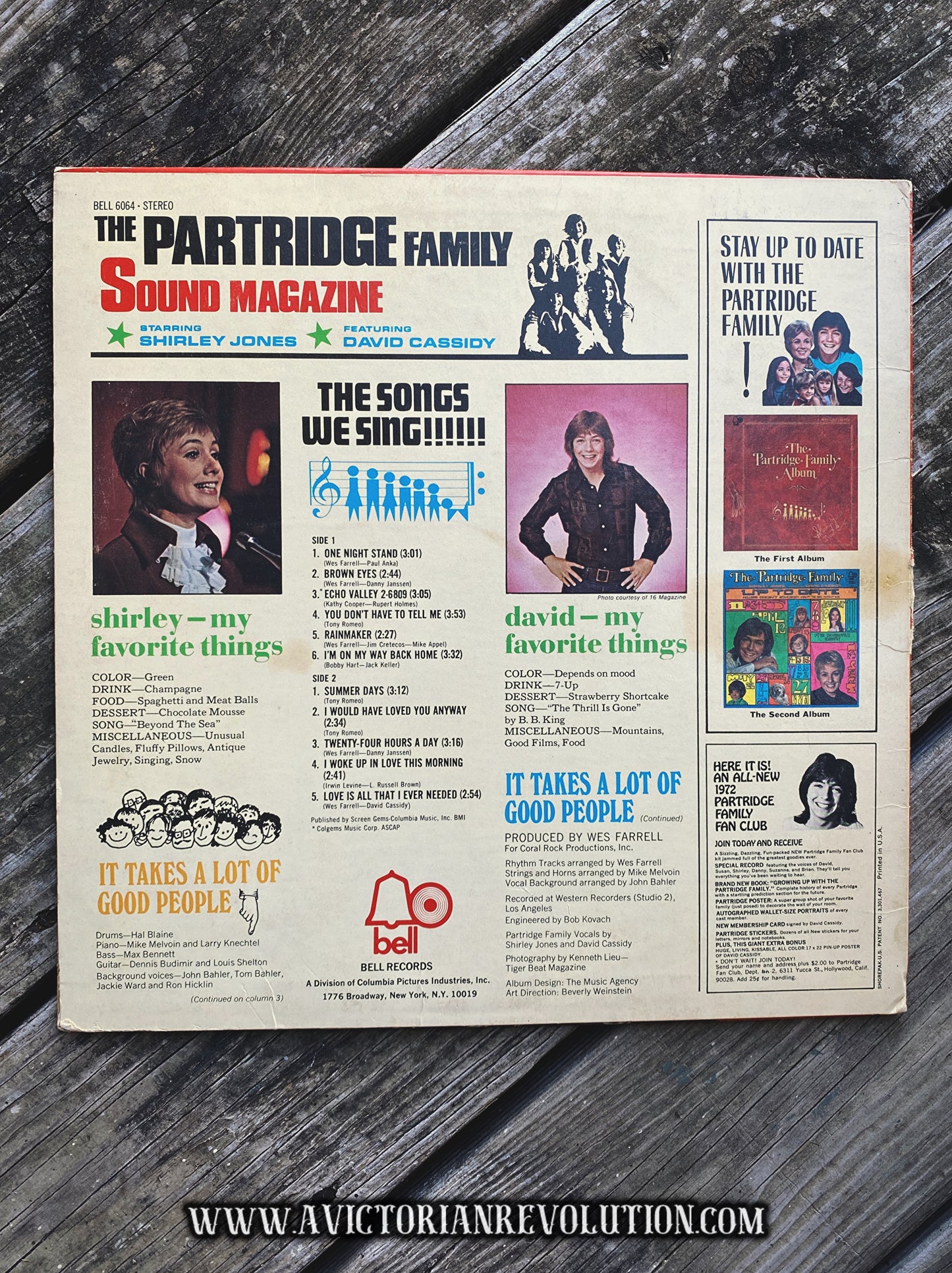 The Partridge Family - Sound Magazine - 1971 - Bell Records - Pop/Sunshine Pop - Vinyl LP/Record Album - Used