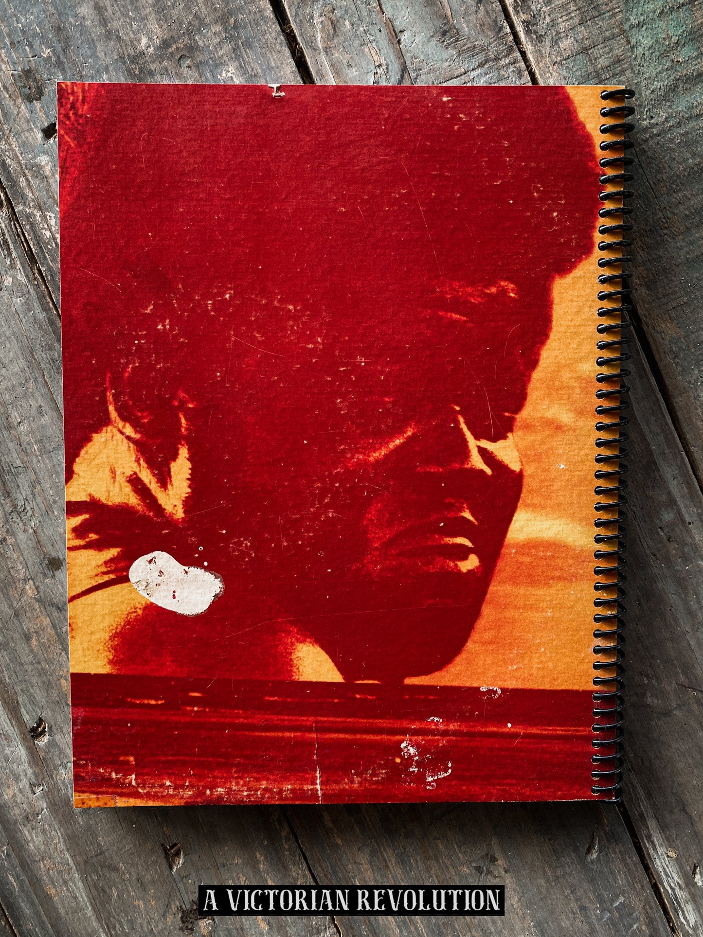 Carlos Santana - Santana (1969) - Columbia Records - Latin Rock / Psychedelic Rock - Salvaged + Upcycled Vinyl LP Record Album Cover Notebook