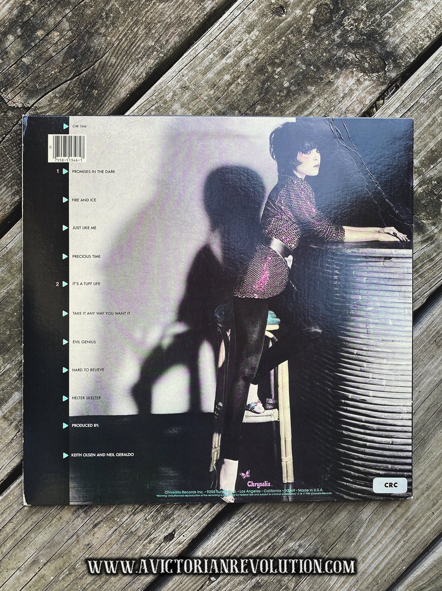 Pat Benatar - Precious Time - 1981 - Chrysalis Records - Rock - Vinyl LP/Record Album - Used
