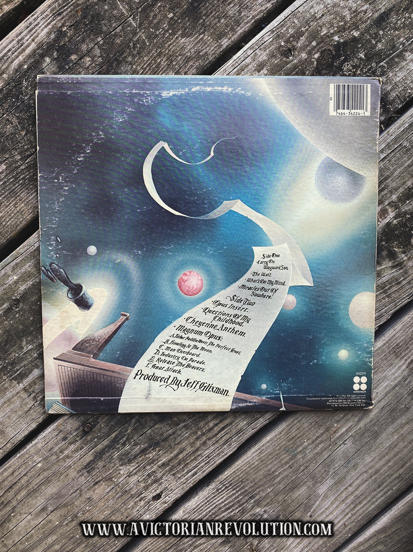 Kansas - Leftoverture - 1976 - Kirshner Records - Progressive Rock - Vinyl LP/Record Album - Used