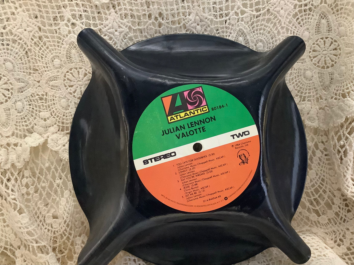 Record Bowl Julian Lennon…Valotte