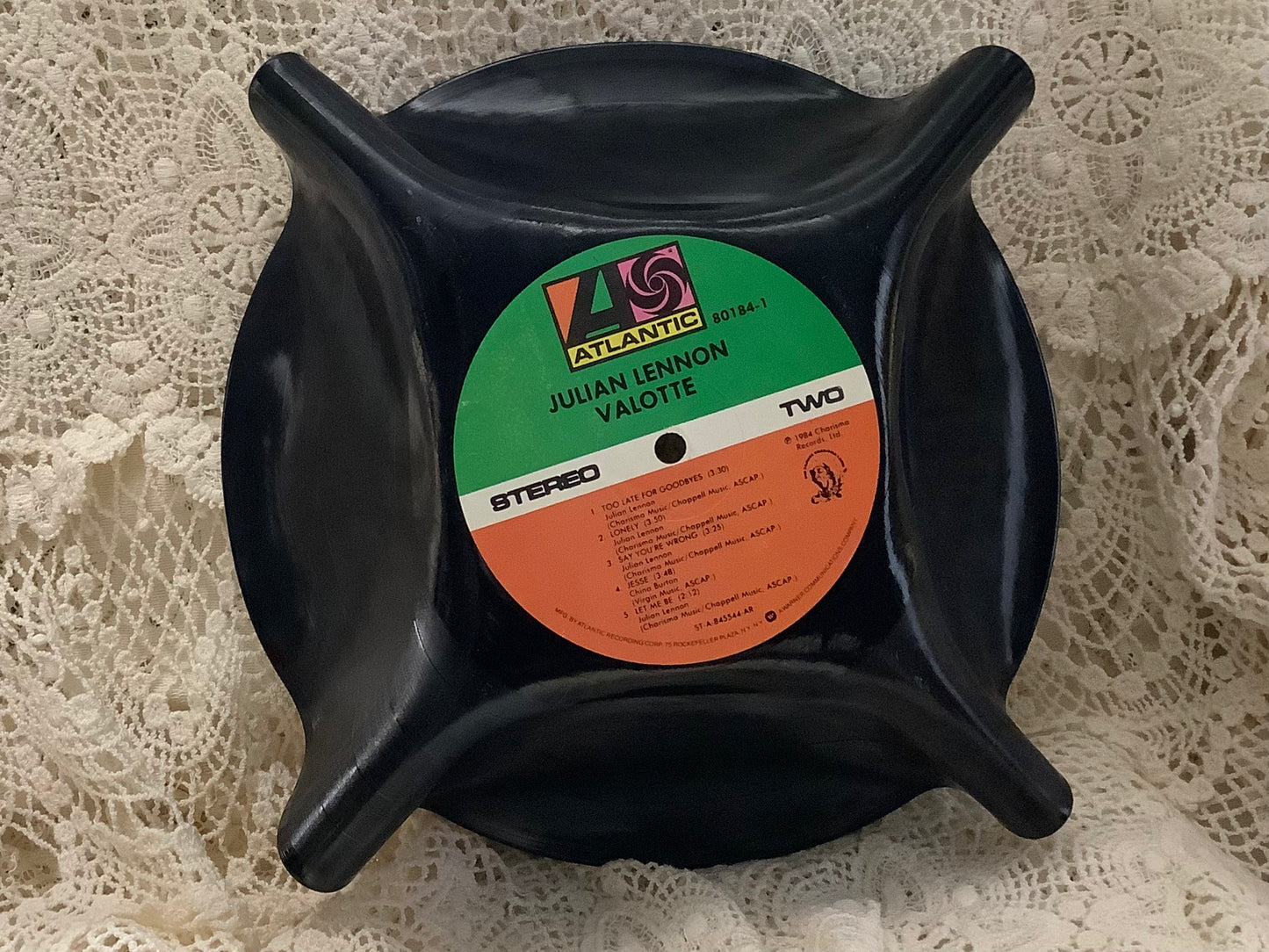 Record Bowl Julian Lennon…Valotte