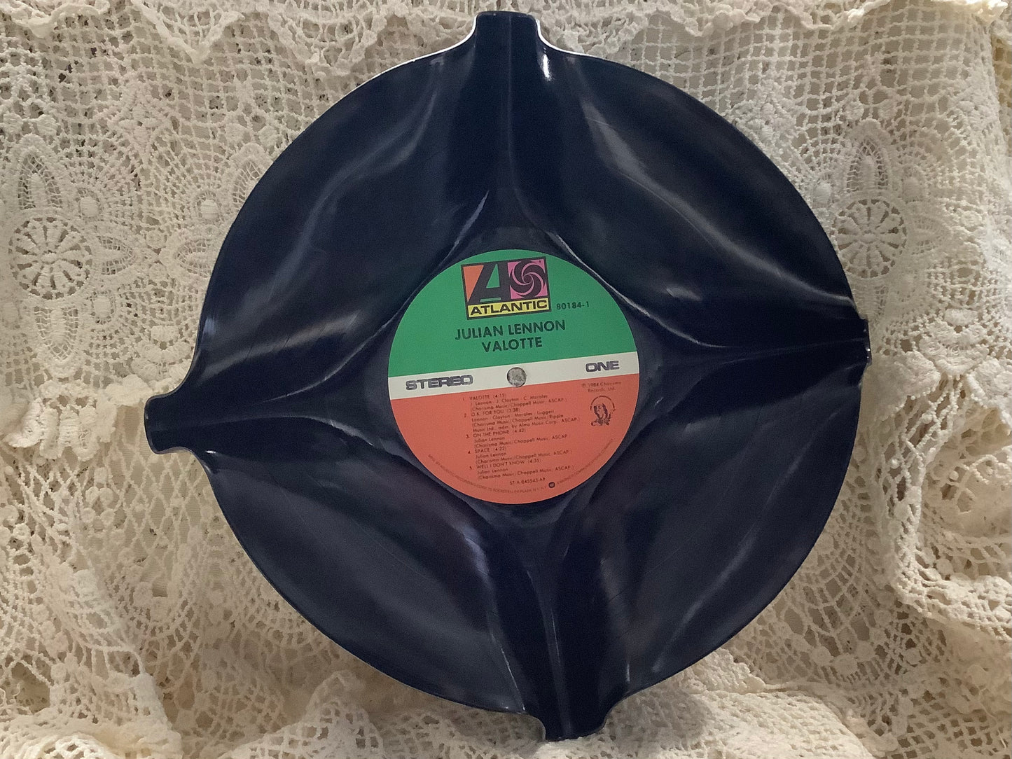 Record Bowl Julian Lennon…Valotte