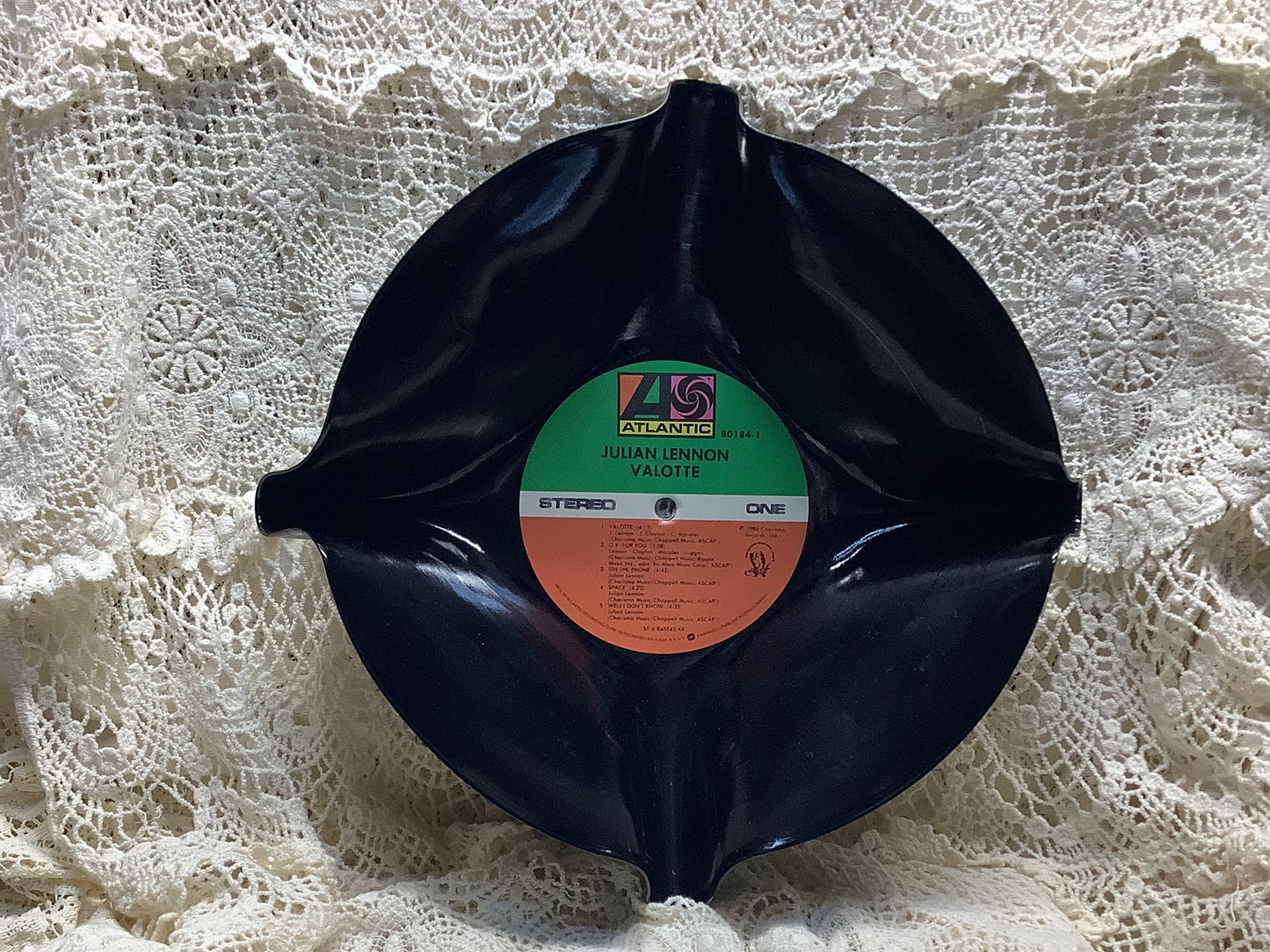 Record Bowl Julian Lennon…Valotte
