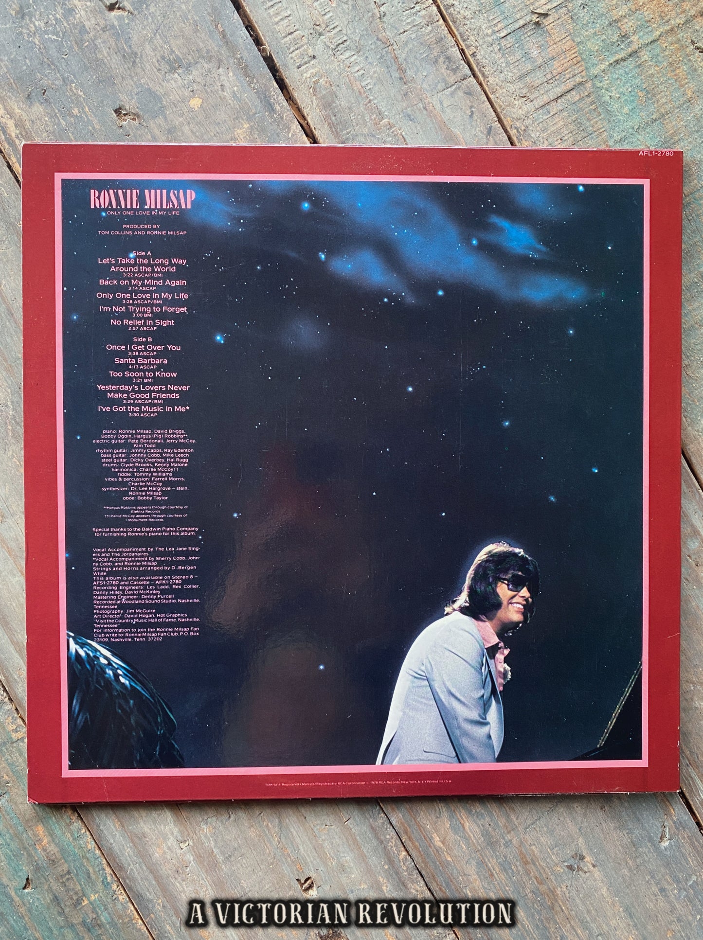 Ronnie Milsap - Only One Love in My Life - 1978 - RCA Records - Country - Vinyl LP/Record Album - Used