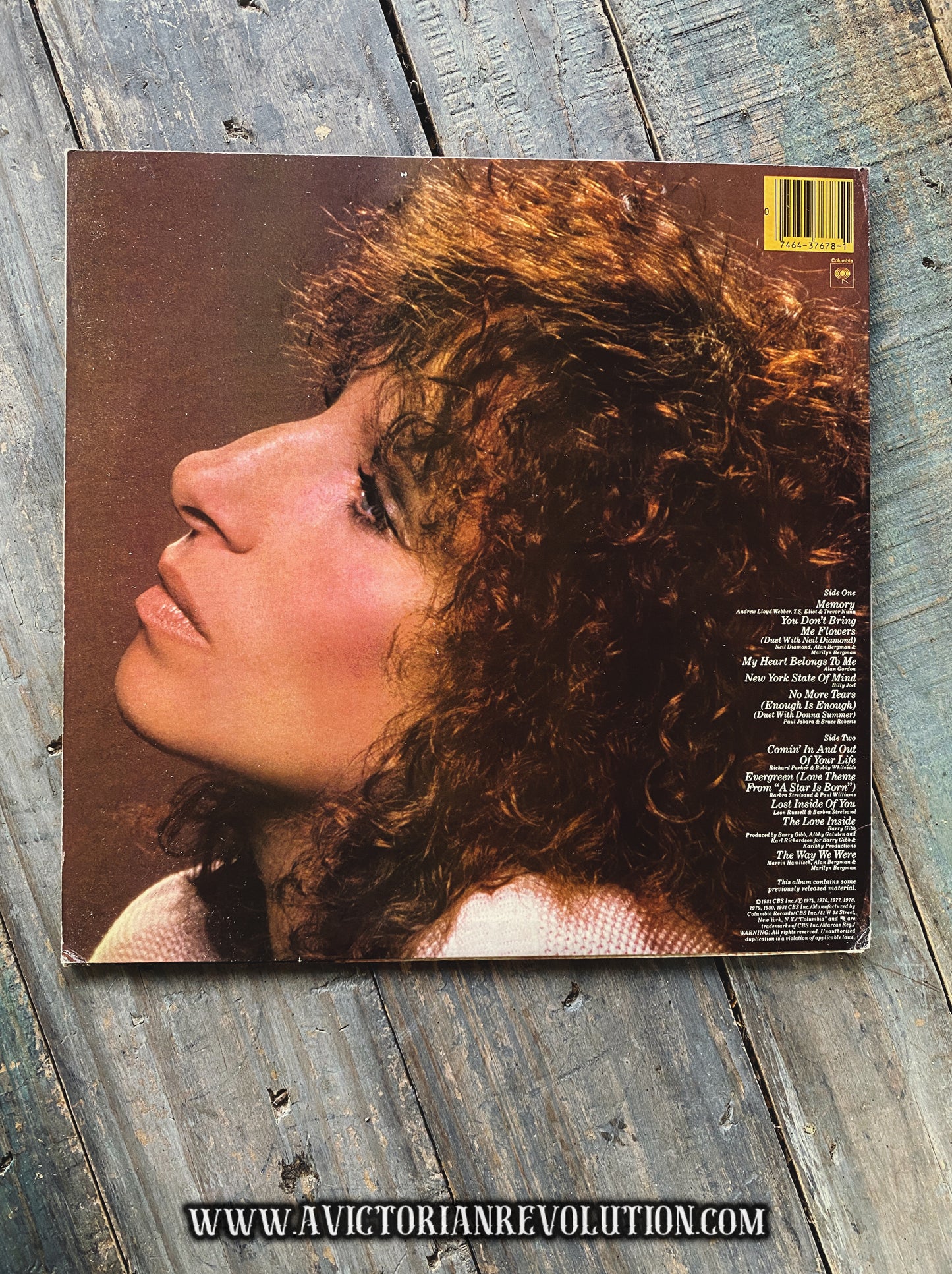 Barbra Streisand - Memories - 1981 - Columbia - Pop - Vinyl LP/Record Album - Used