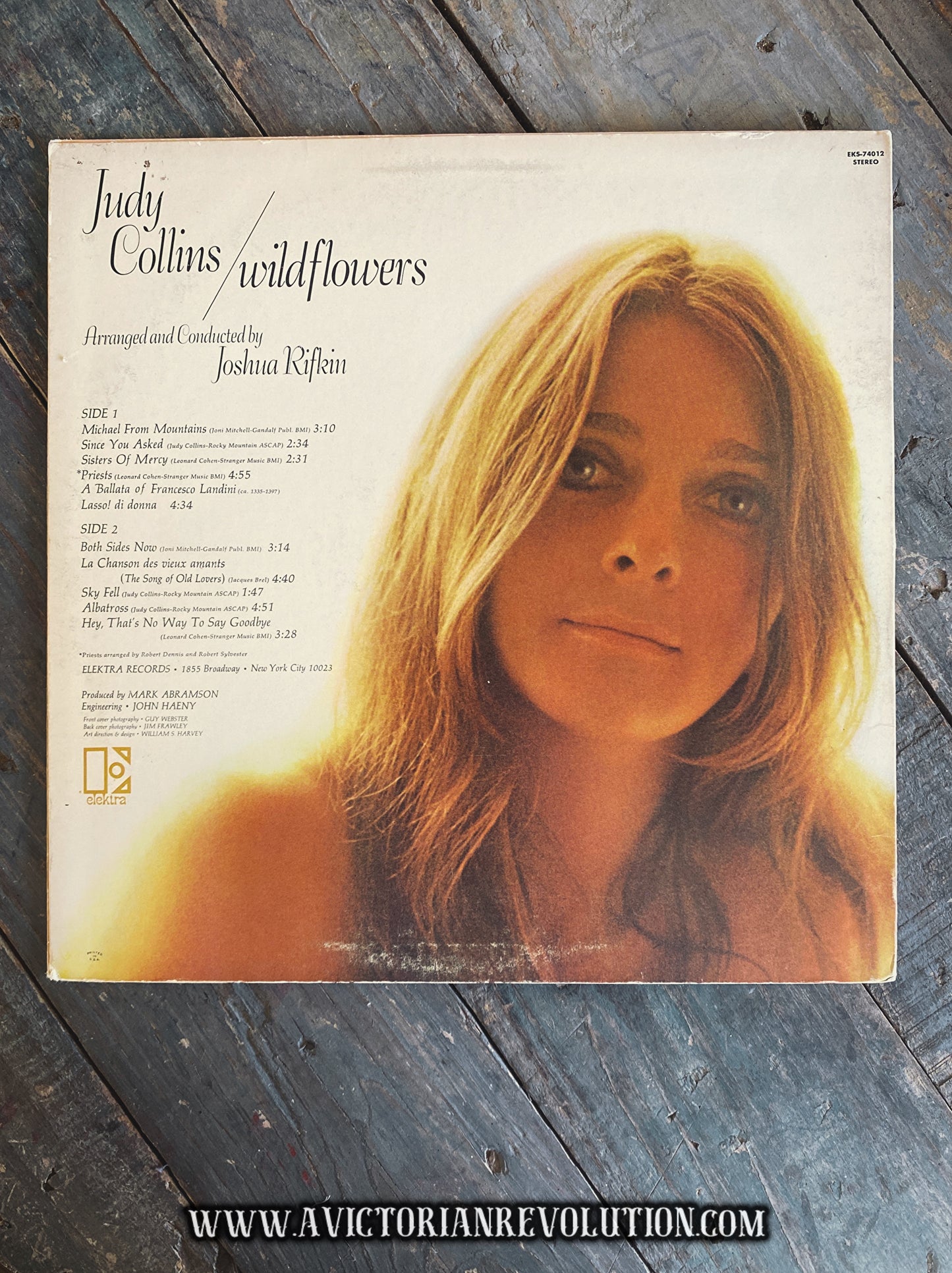 Judy Collins - Wildflowers - 1967 - Elektra Records - Folk - Vinyl LP/Record Album - Used