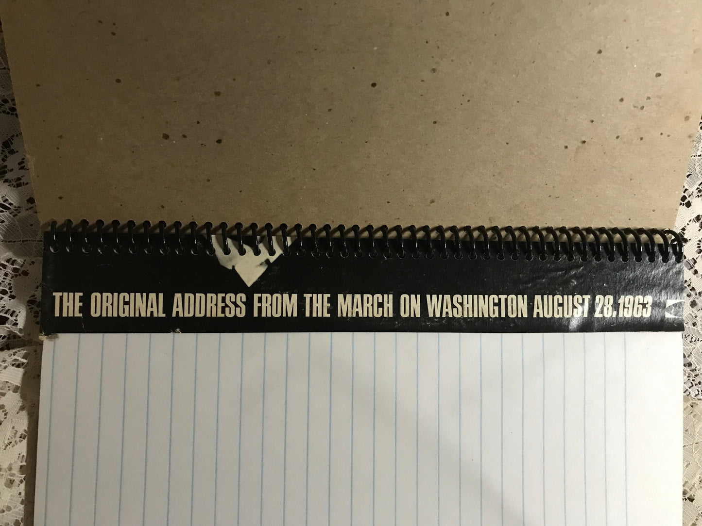 Dr. Martin Luther King I Have A Dream Album Cover Notebook