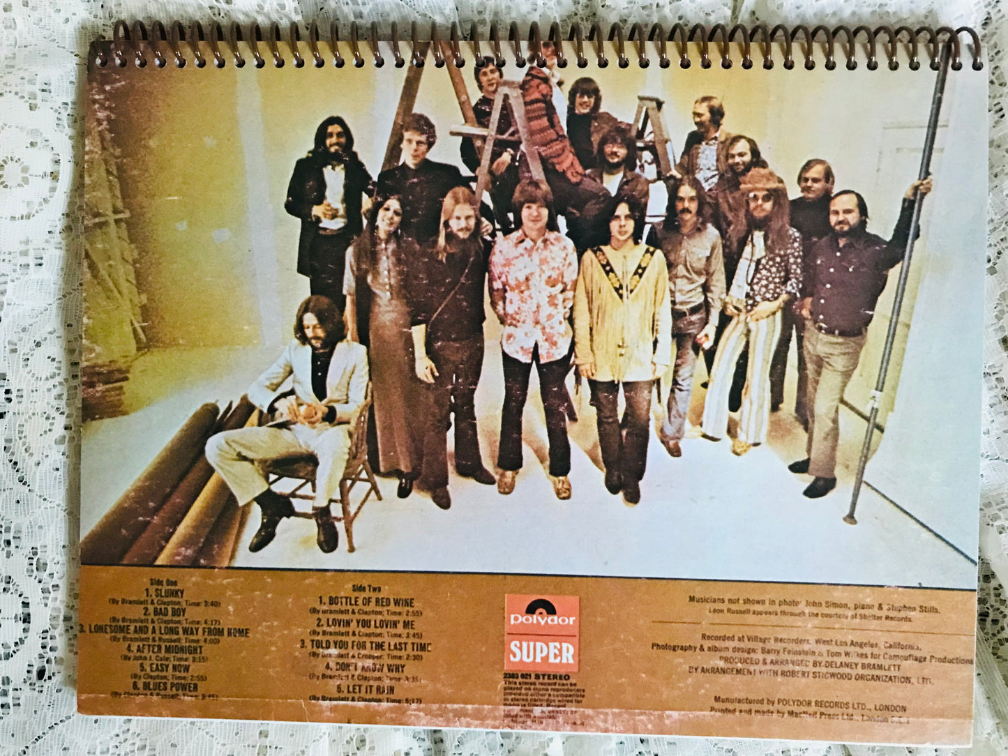 Eric Clapton Album Cover Notebook