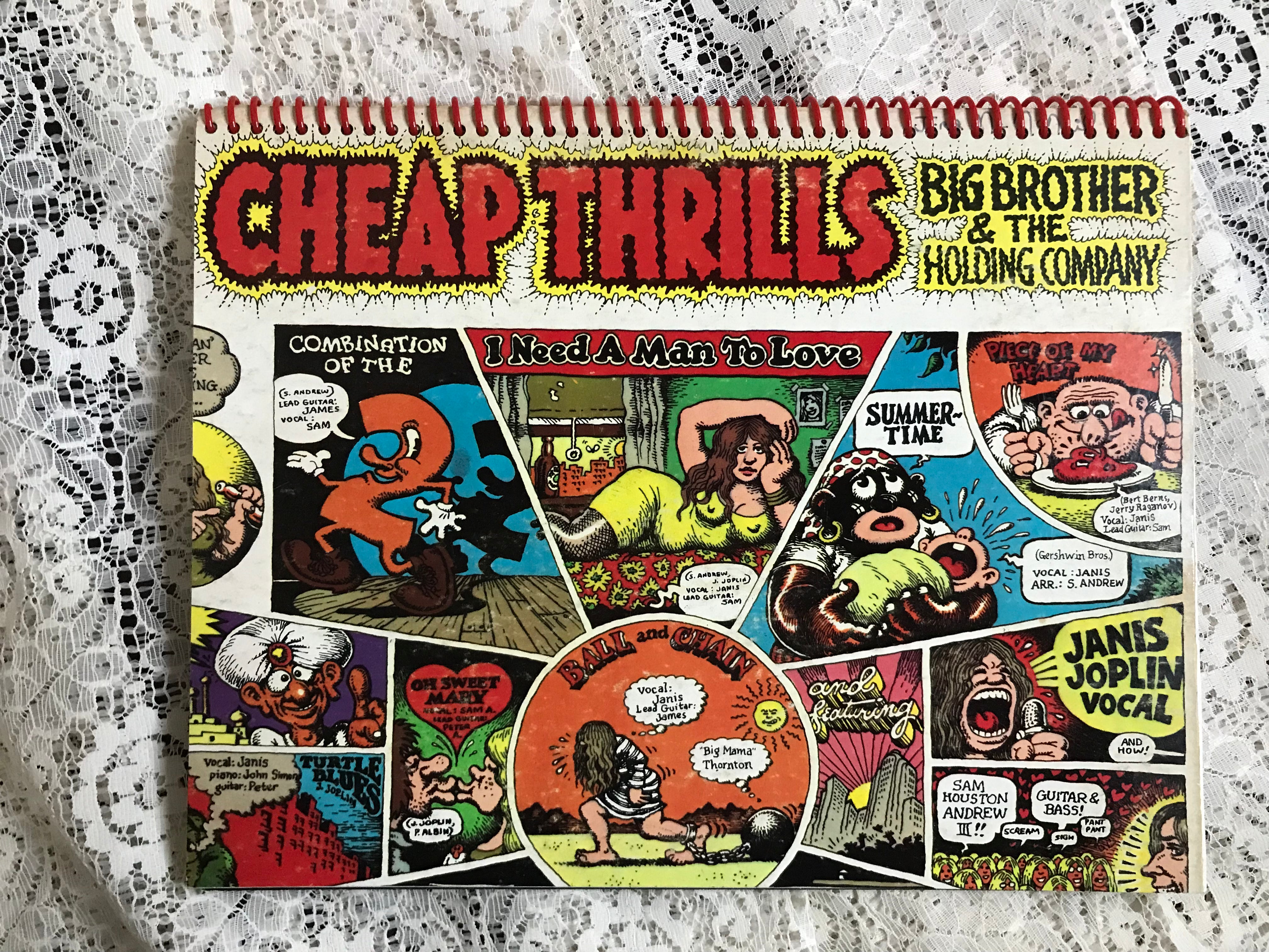 Big Brother and the Holding Company Janis Joplin Album Cover Notebook