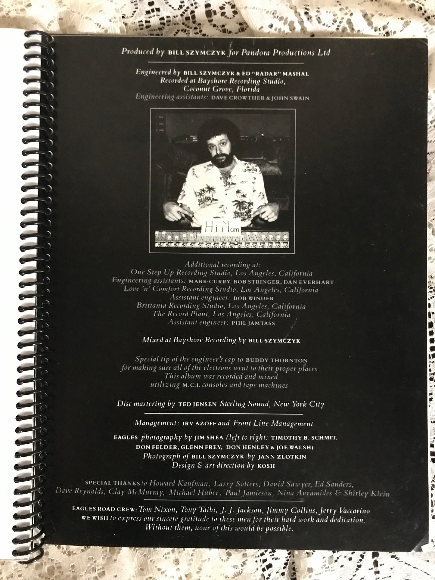 Eagles The Long Run Album Cover Notebook