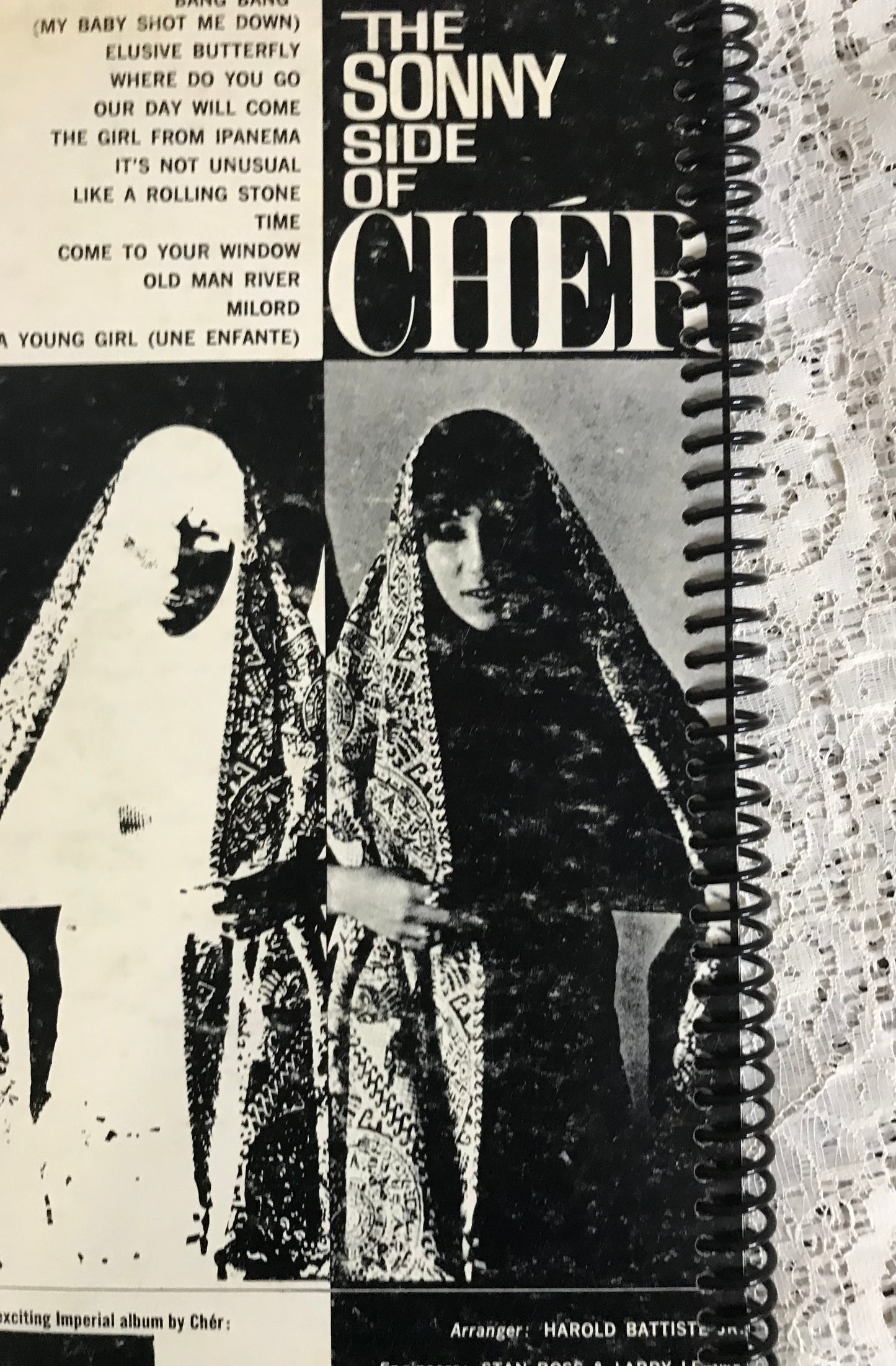 Cher, the Sonny Side Album Cover Notebook
