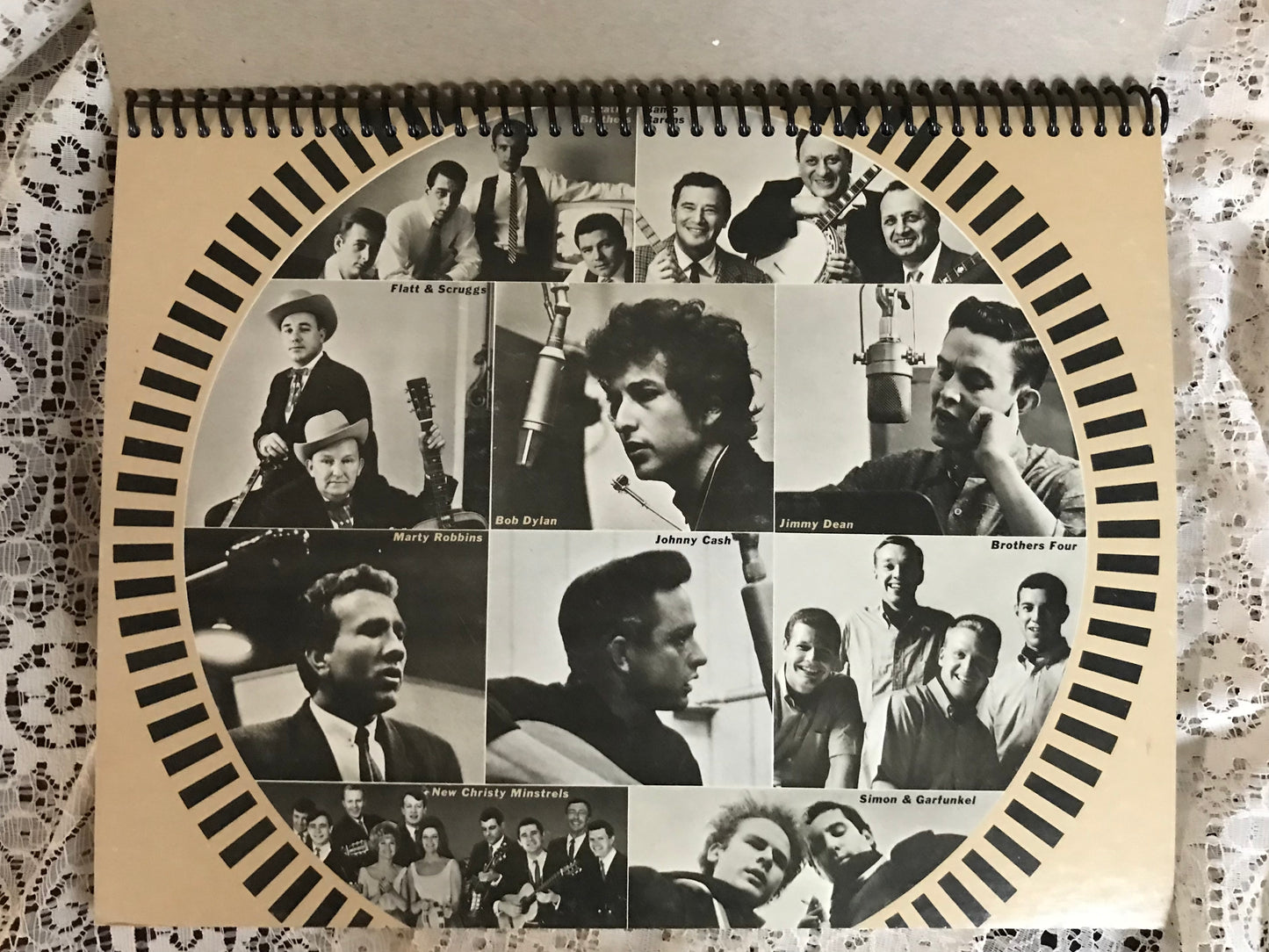 Folk Sound Recycled Album Cover Notebook