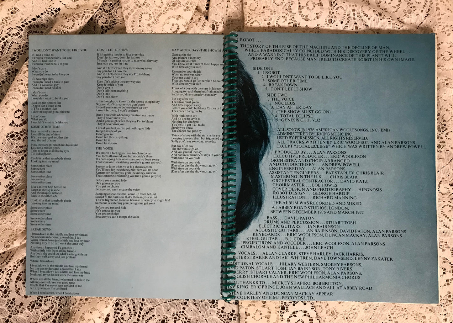 Alan Parsons Project Album Cover Notebook
