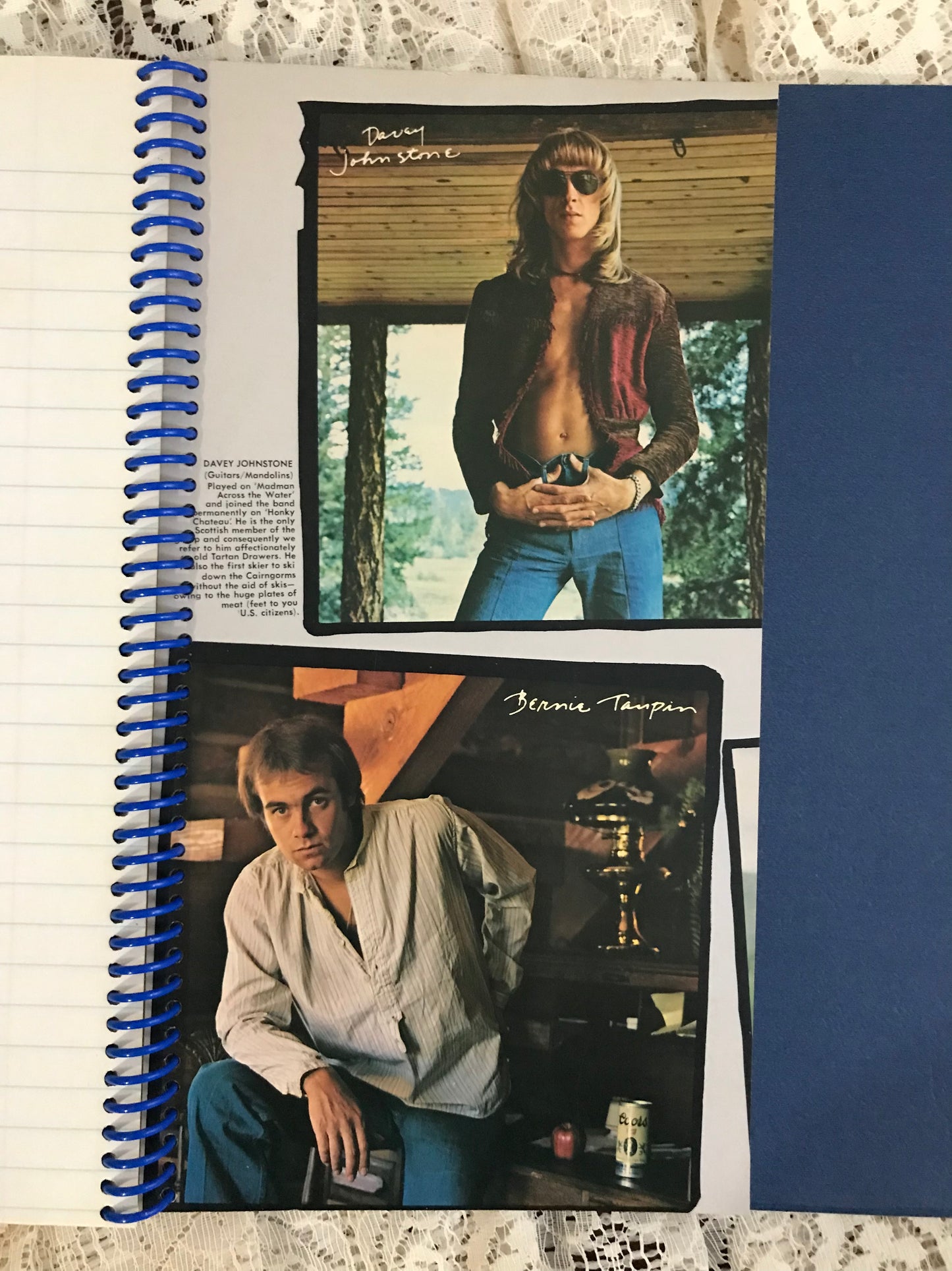 Elton John Rock of the Westies Album Cover Notebook