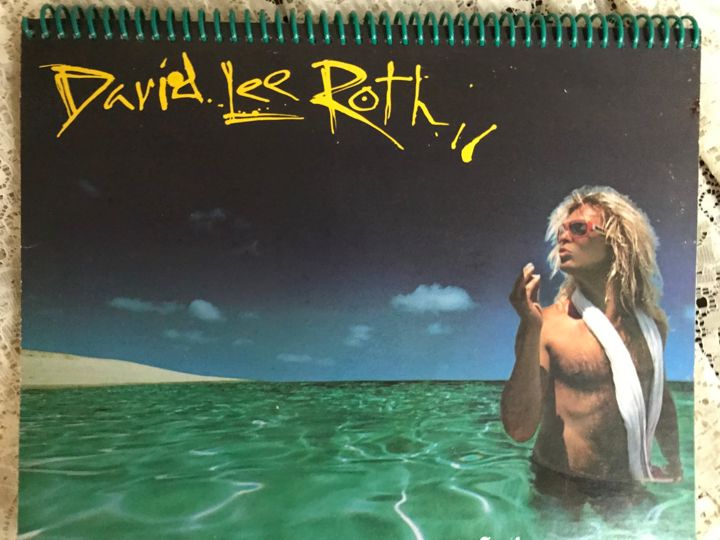 David Lee Roth  Crazy From the Heart Album Cover Notebook
