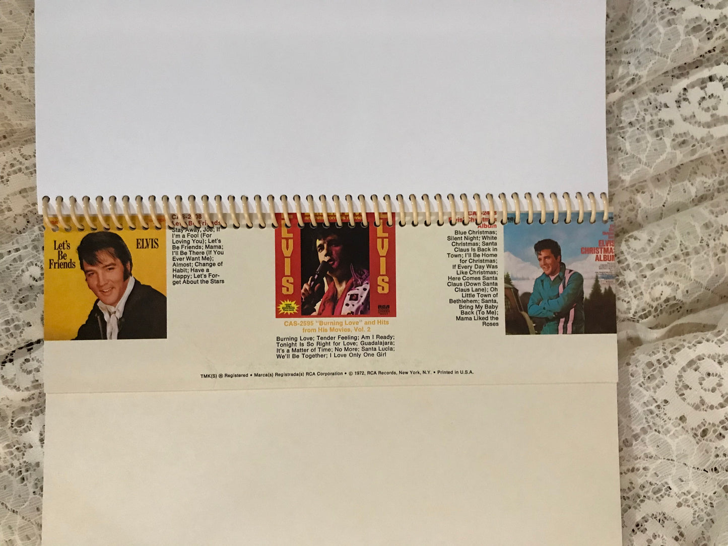 Elvis Separate Ways Album Cover Notebook