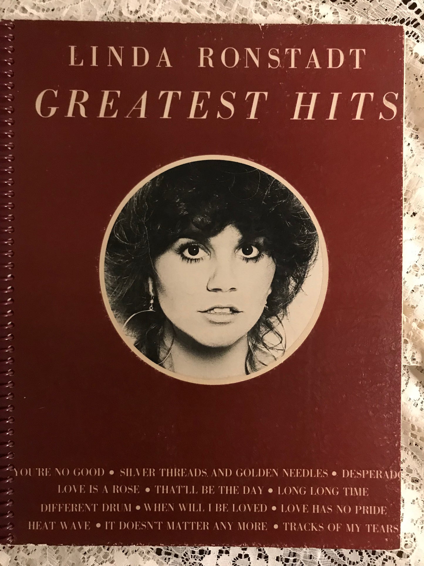 Linda Ronstadt's Greatest Hits  Album Cover Notebook