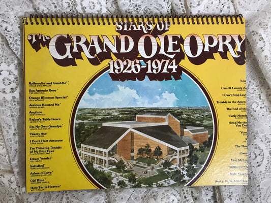 Grand Ole Opry Album Cover Notebook