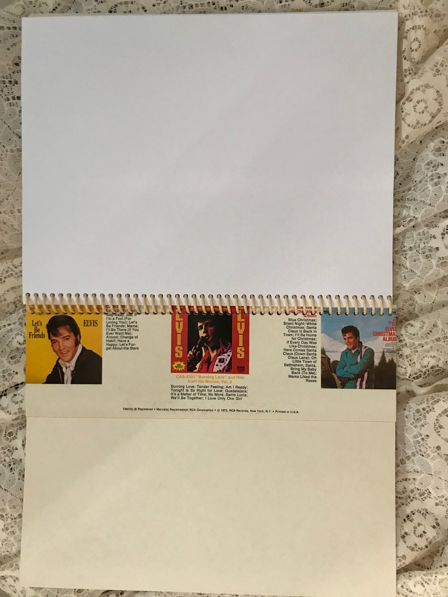 Elvis Separate Ways Album Cover Notebook