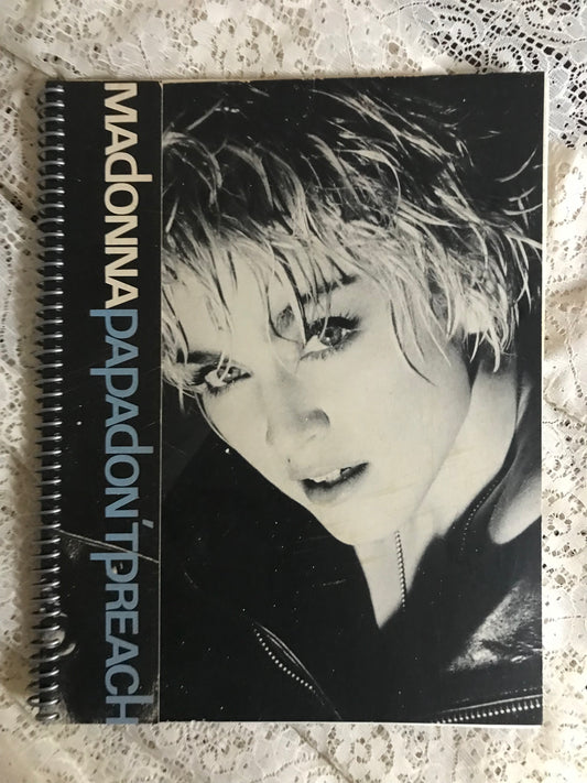 Madonna Papa Don’t Preach Album Cover Notebook