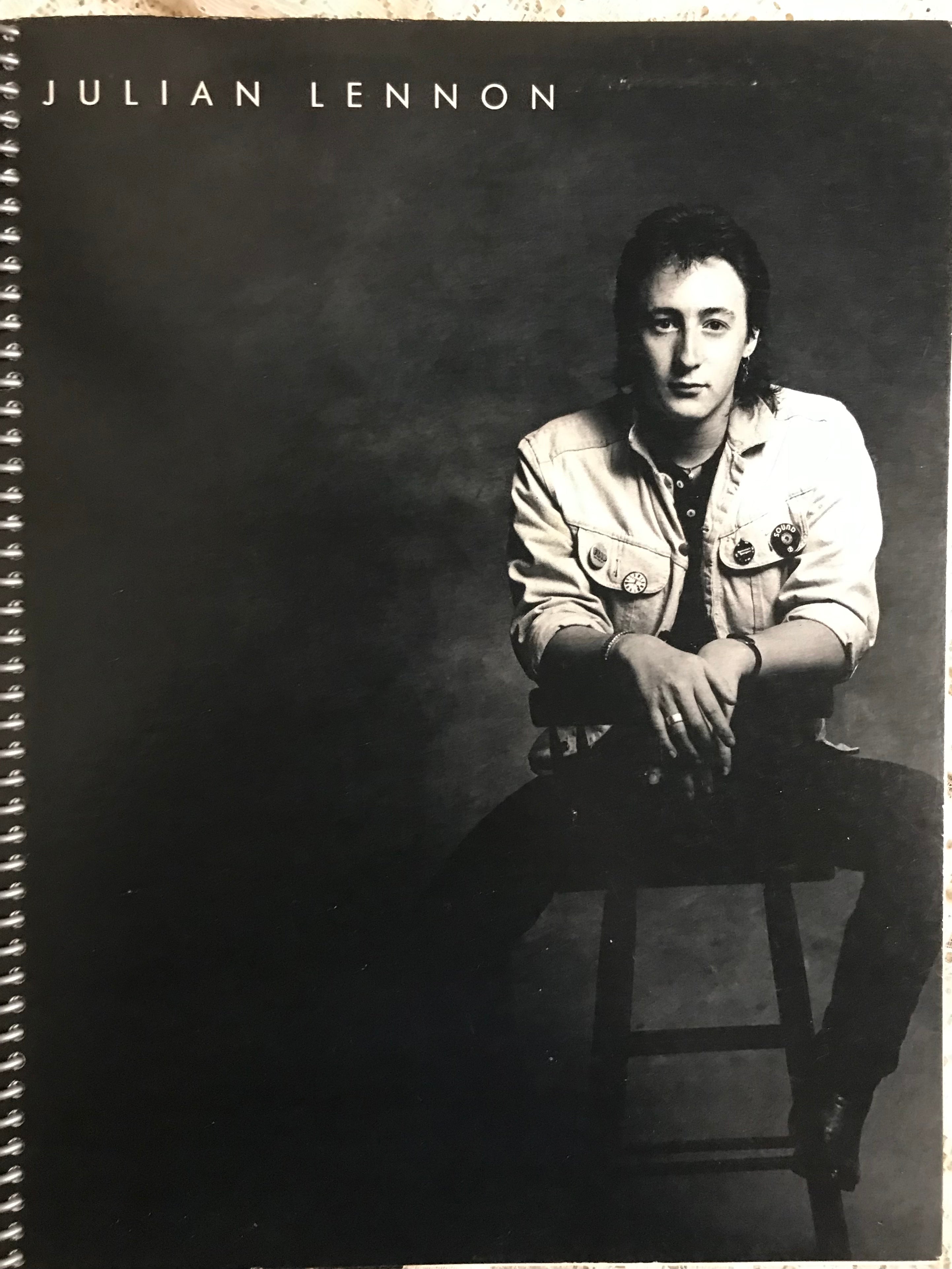 Julian Lennon Valotte Album Cover Notebook