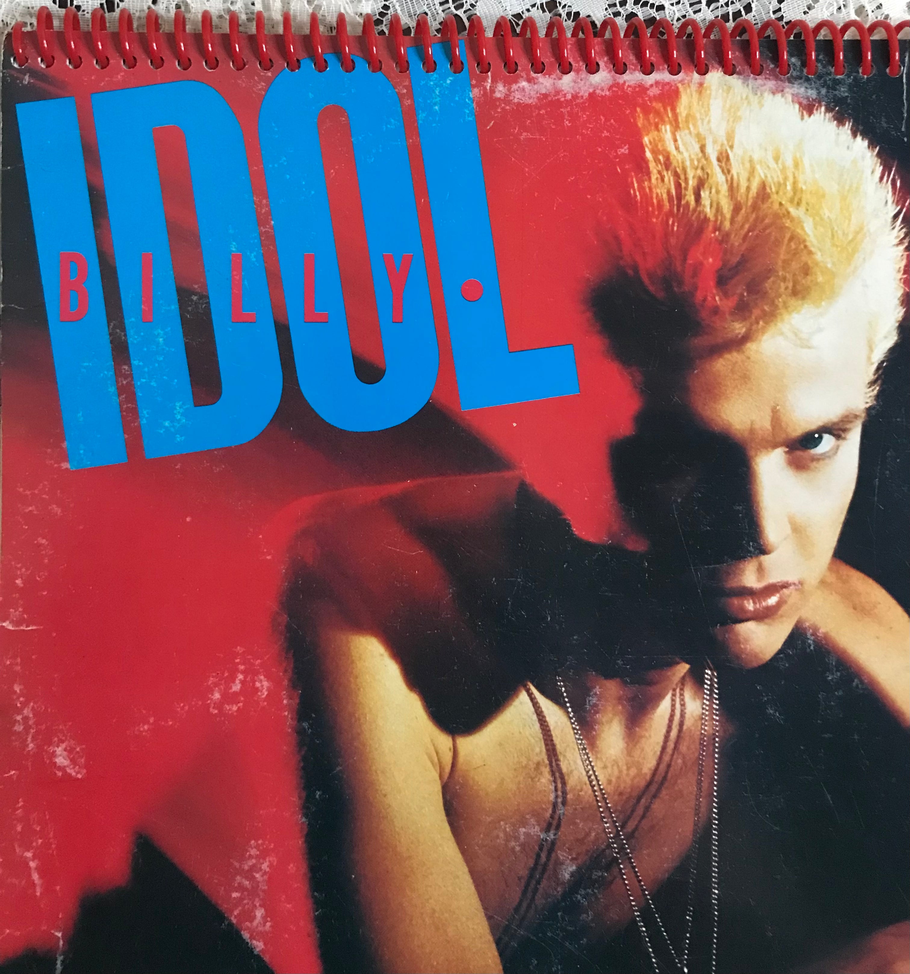 Billy Idol Rebel Yell Album Cover Notebook