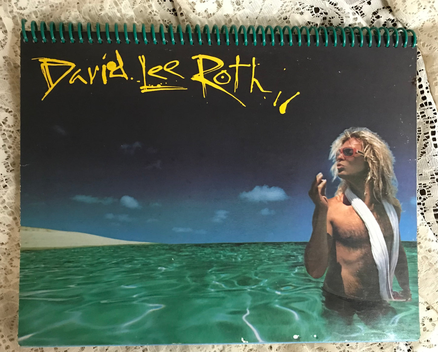 David Lee Roth  Crazy From the Heart Album Cover Notebook