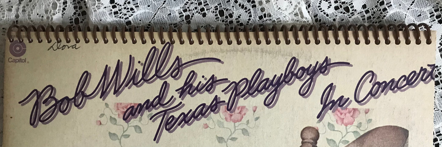 Bob Wills and the Texas Playboys Album Cover Notebook