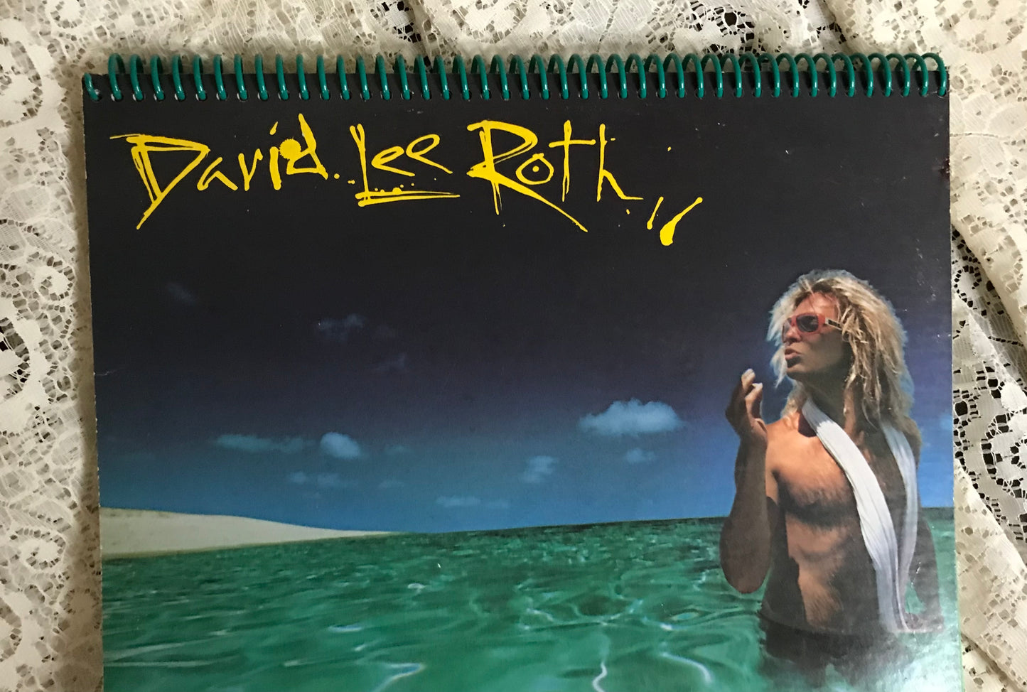 David Lee Roth  Crazy From the Heart Album Cover Notebook