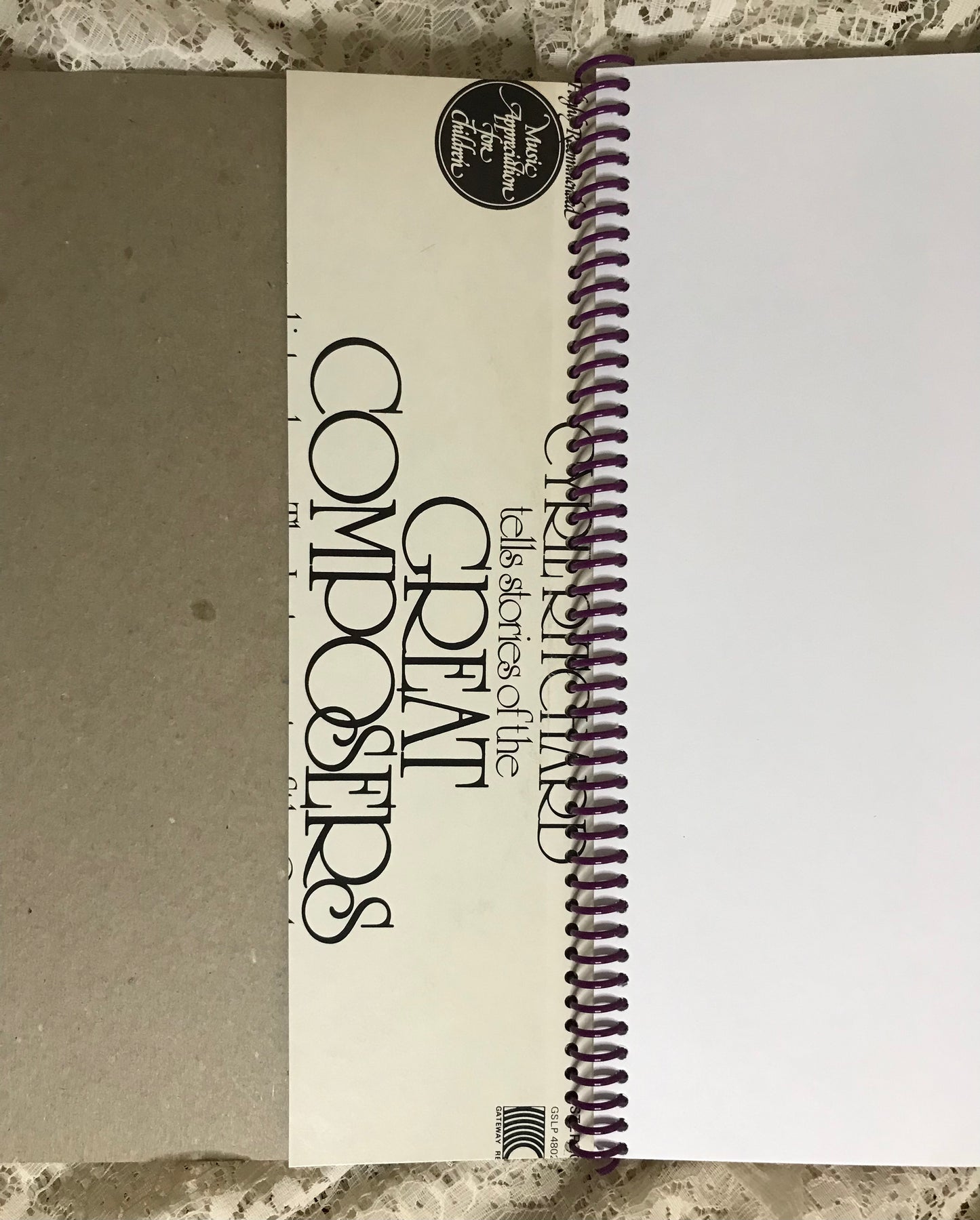 Great Composers Album Cover Notebook