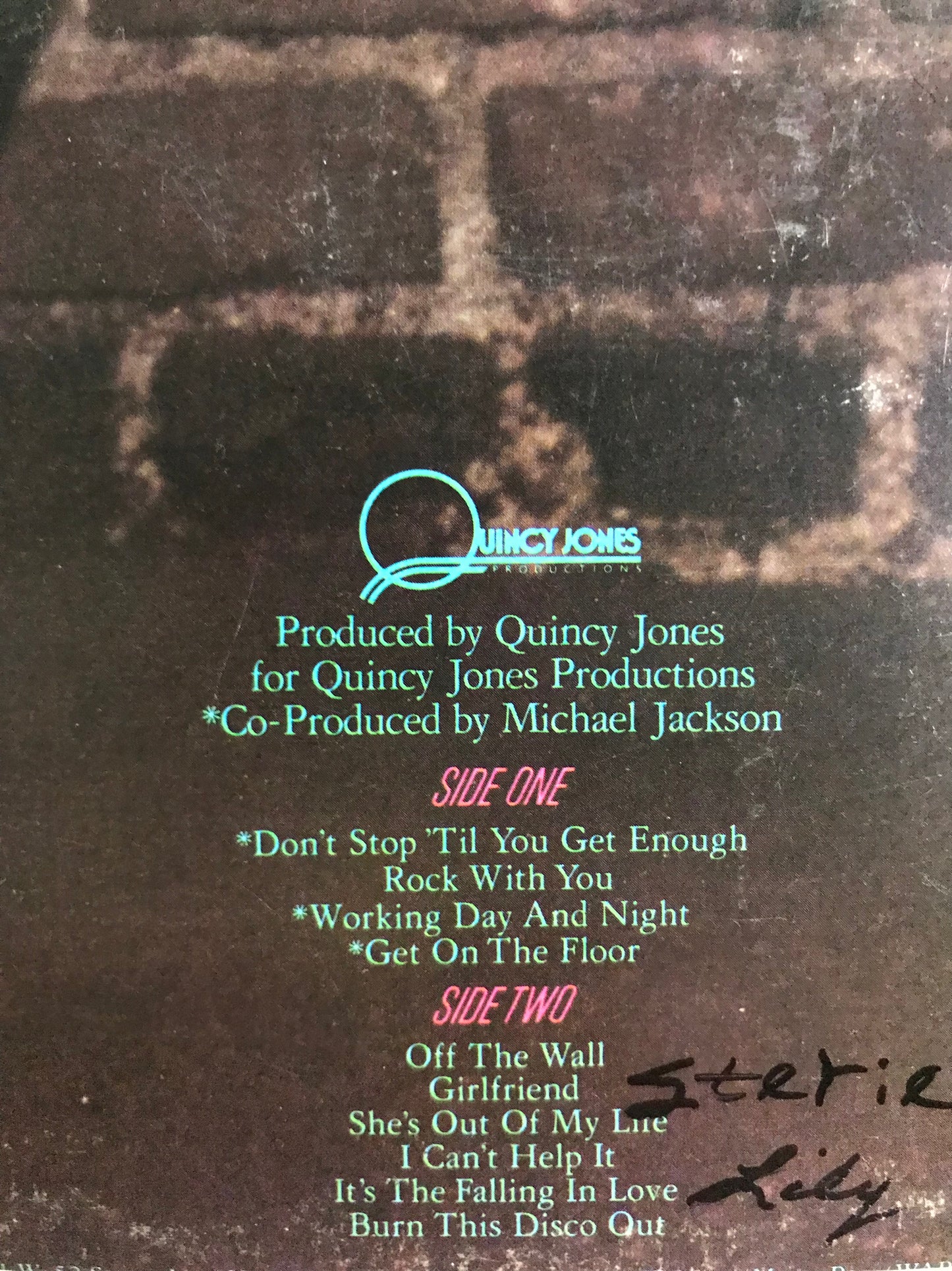 Michael Jackson Off the Wall Album Cover Notebook