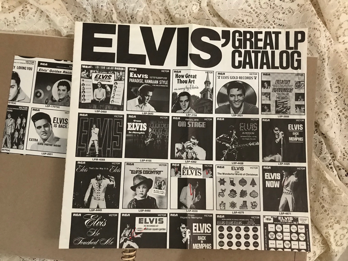 Elvis Separate Ways Album Cover Notebook