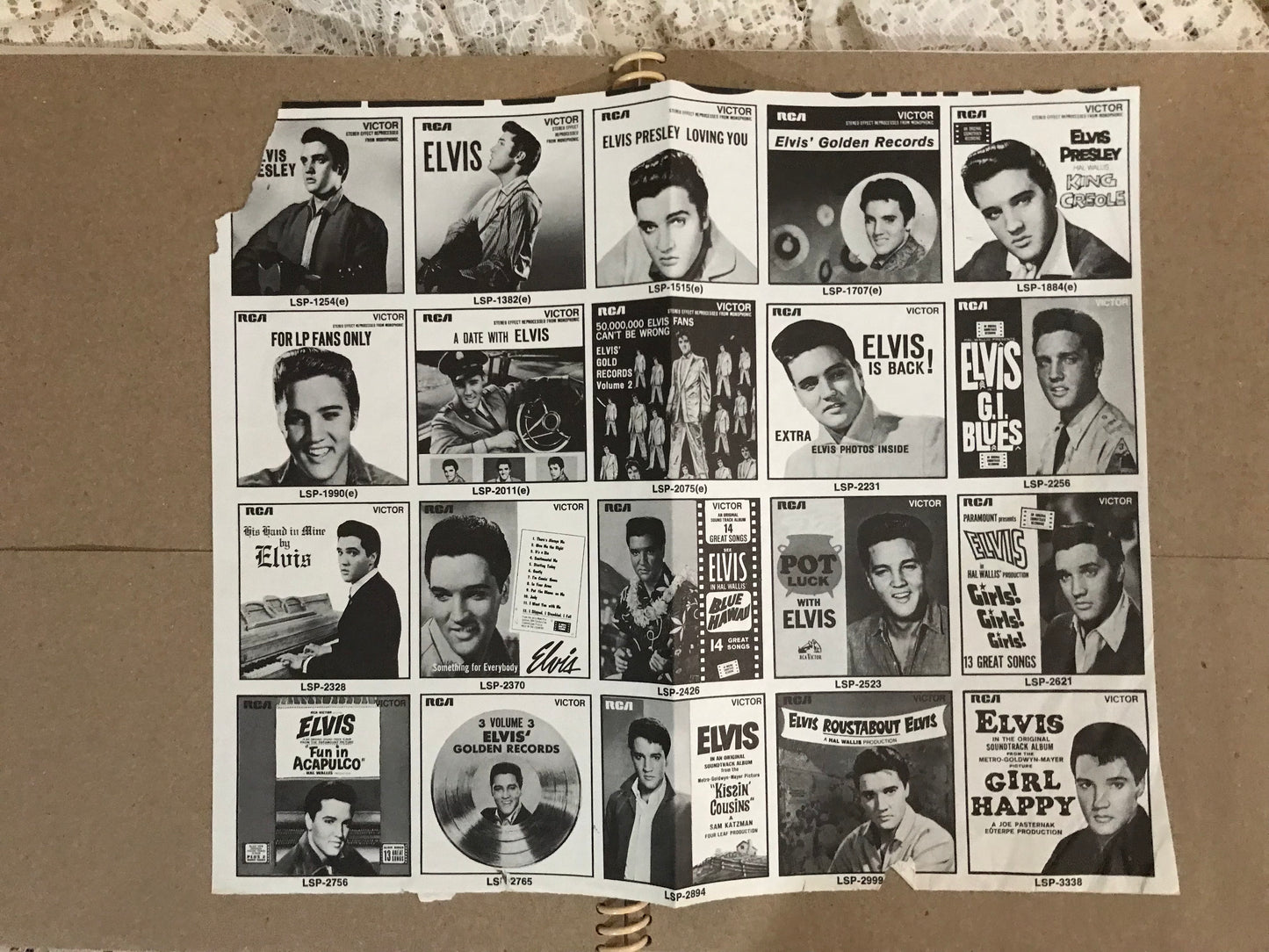 Elvis Separate Ways Album Cover Notebook
