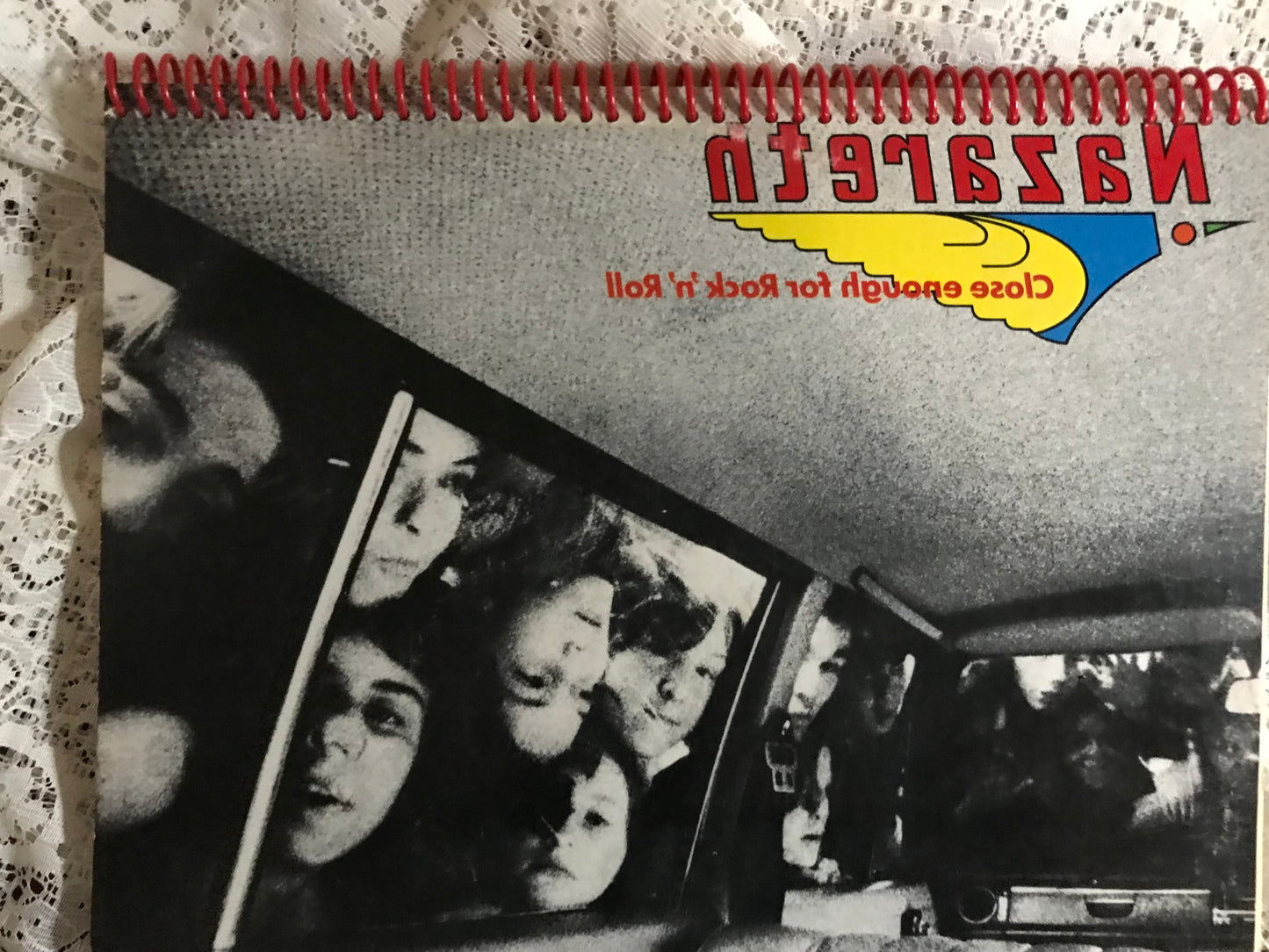 Nazareth Close Enough For Rock N Roll Album Cover Notebook