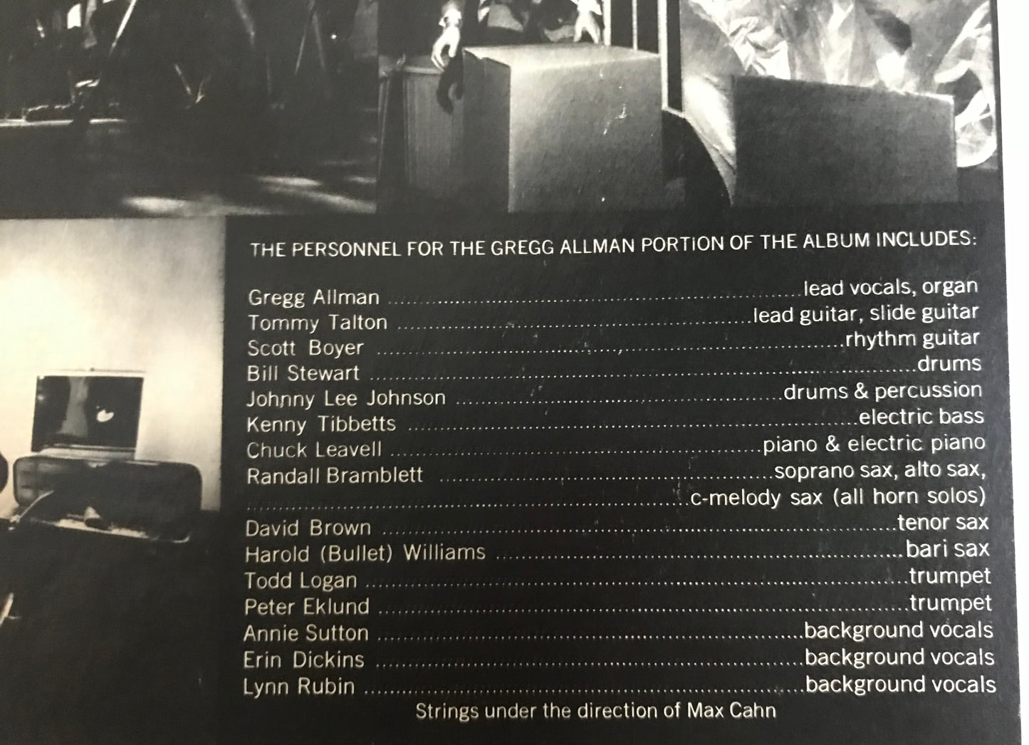 Gregg Allman Tour Album Cover Notebook