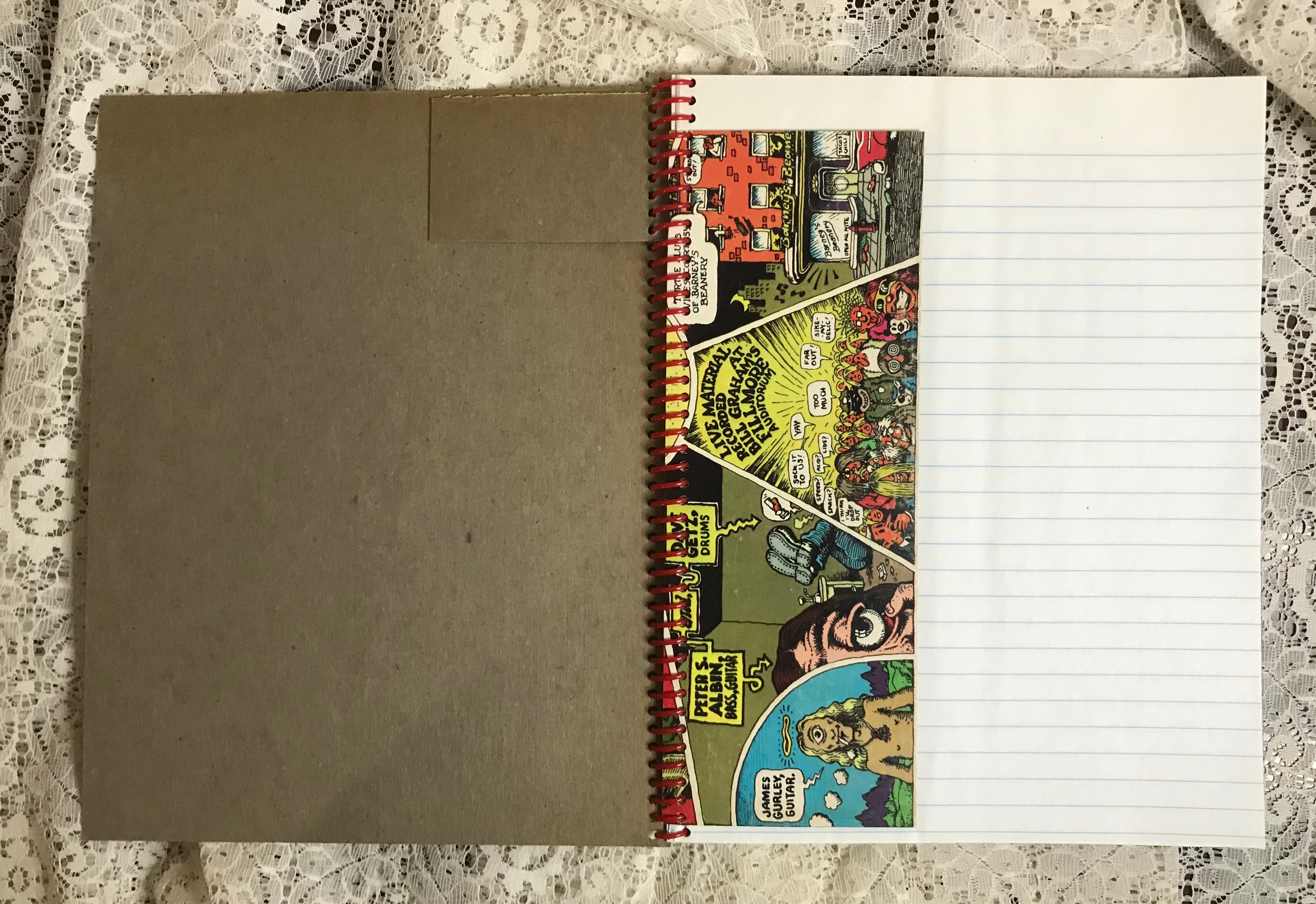 Big Brother and the Holding Company Janis Joplin Album Cover Notebook