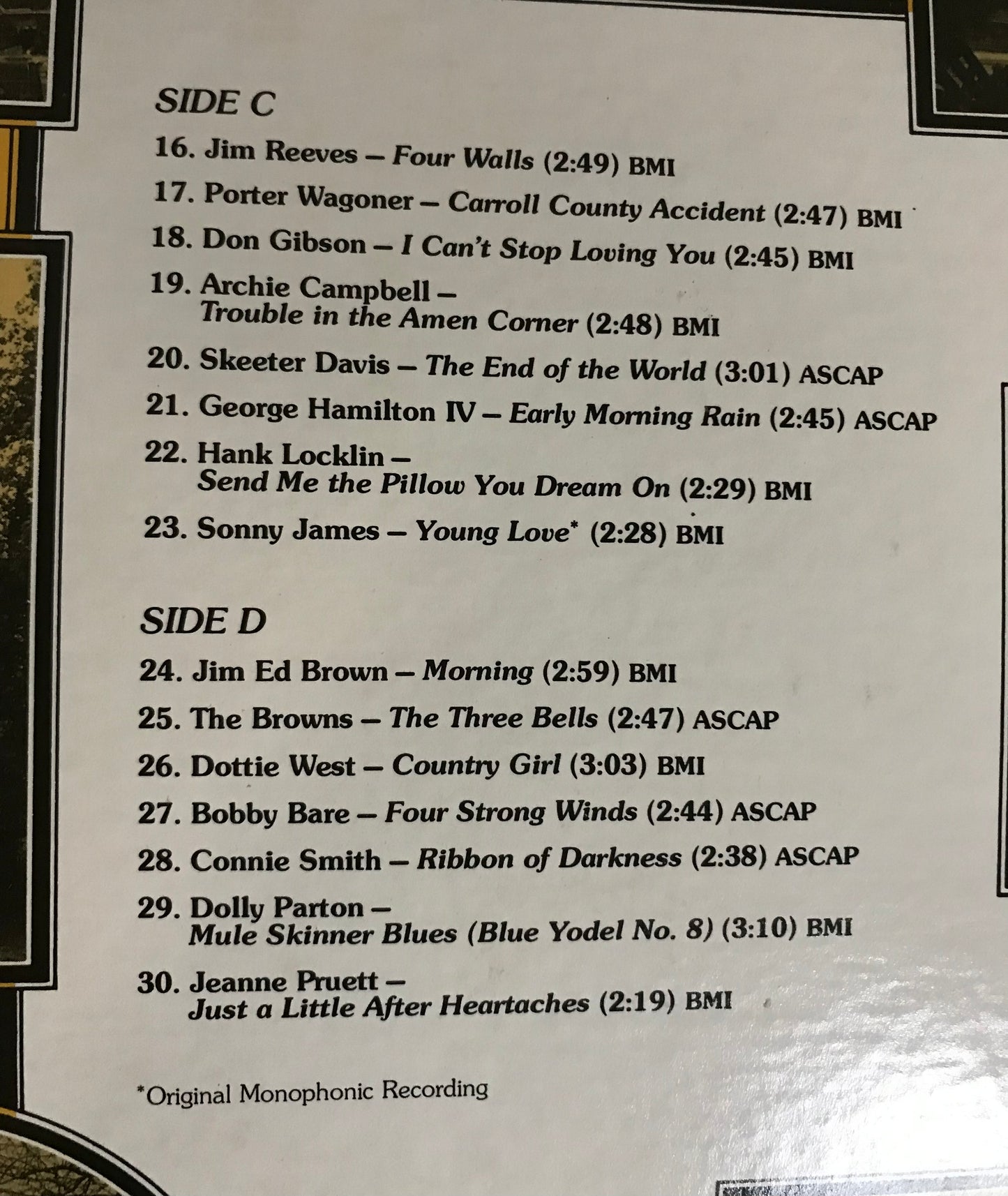 Grand Ole Opry Album Cover Notebook