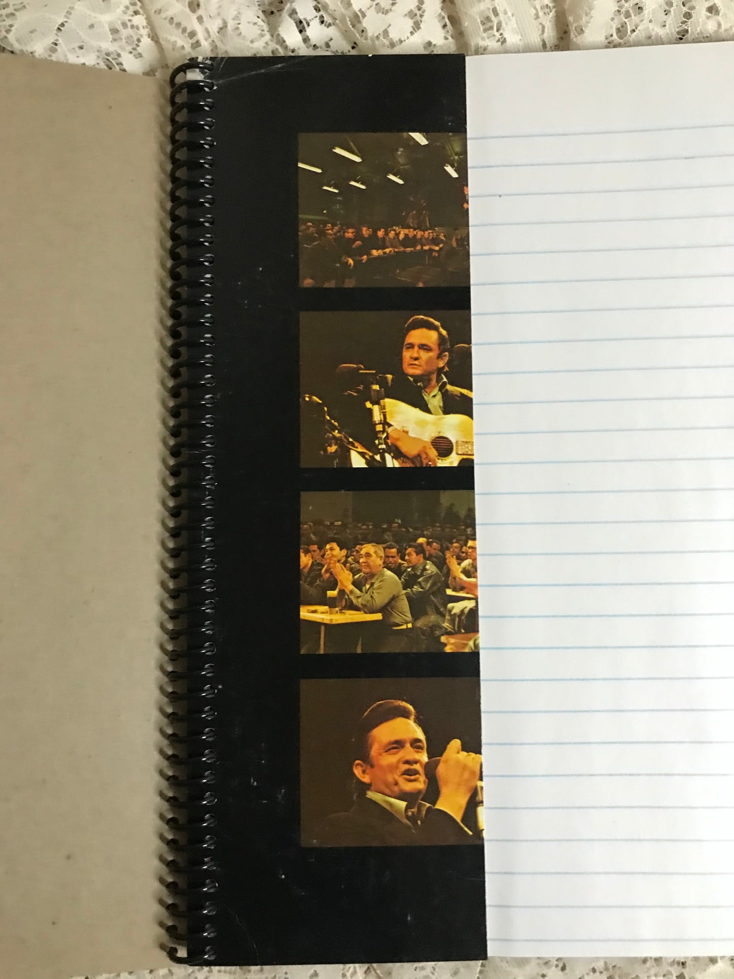 Johnny Cash Album Cover Notebook