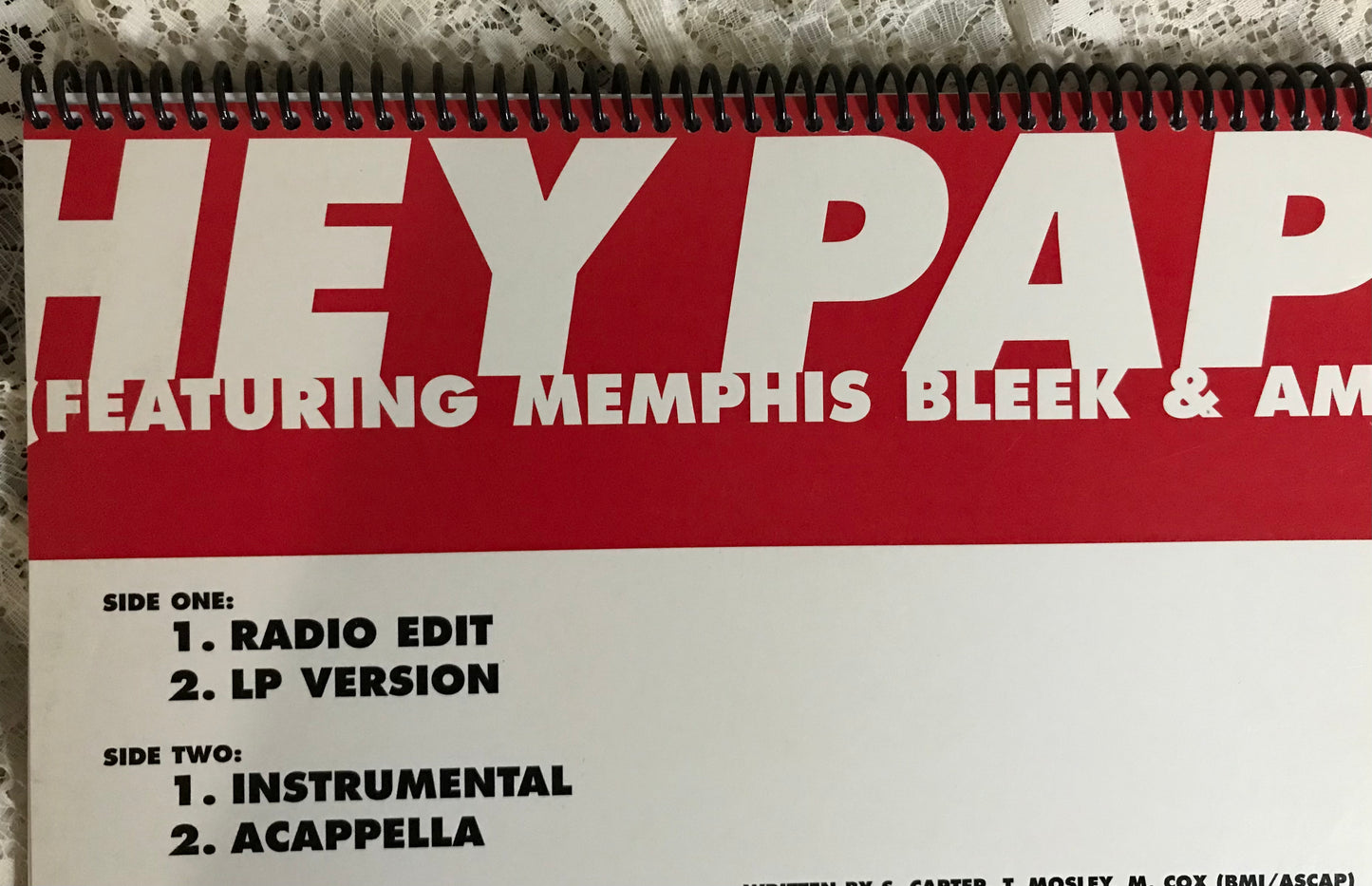 Jay Z Hey Papi Album Cover Notebook